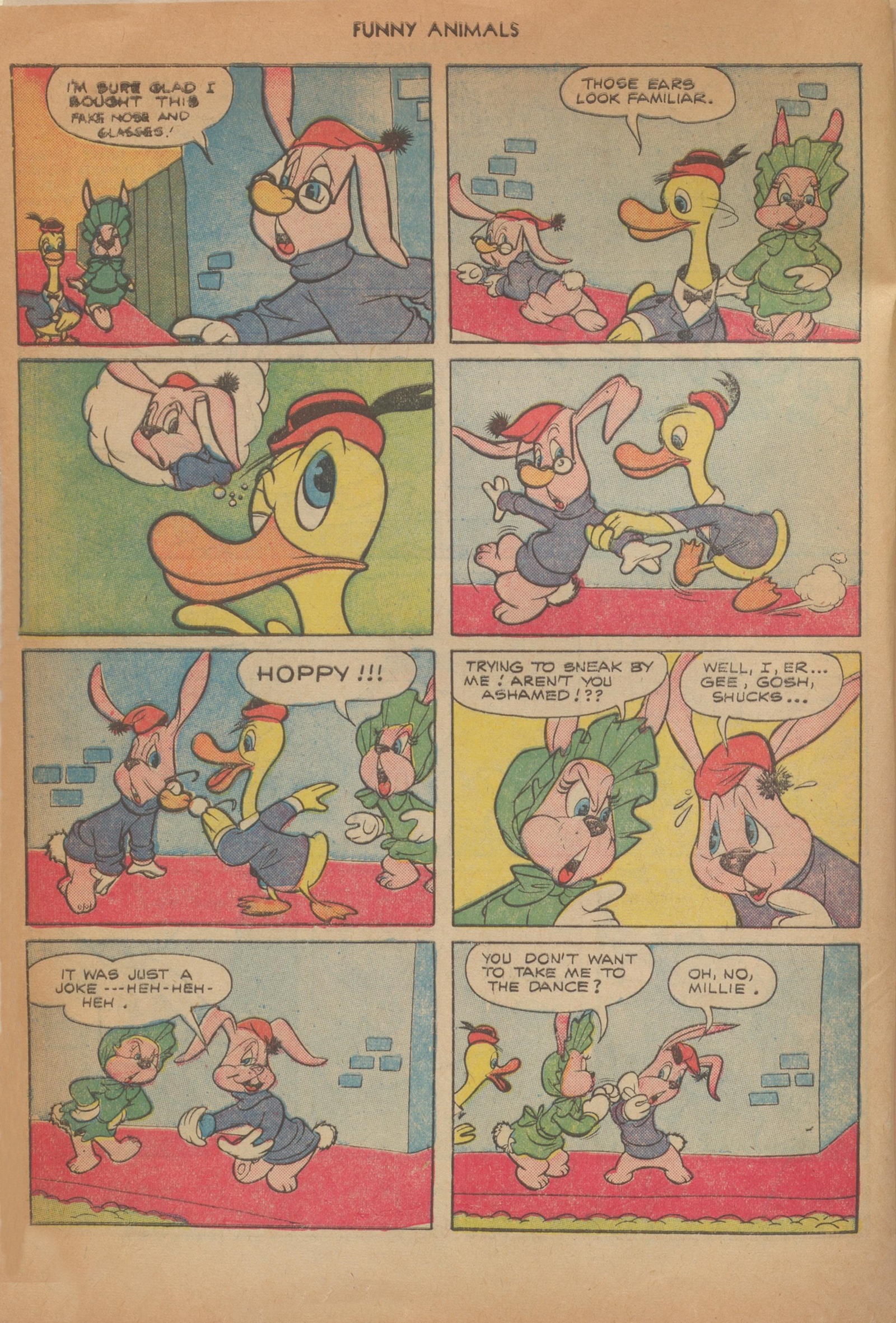 Read online Fawcett's Funny Animals comic -  Issue #69 - 4