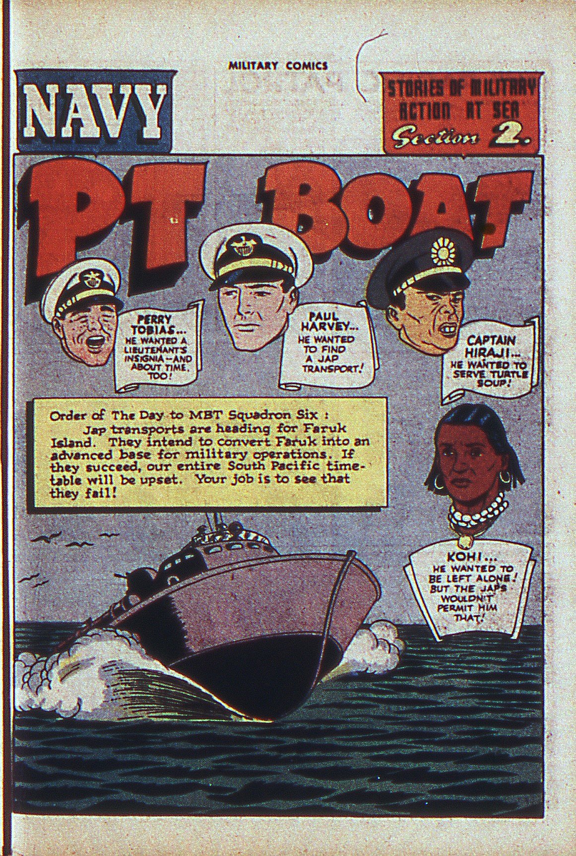 Read online Military Comics comic -  Issue #27 - 40