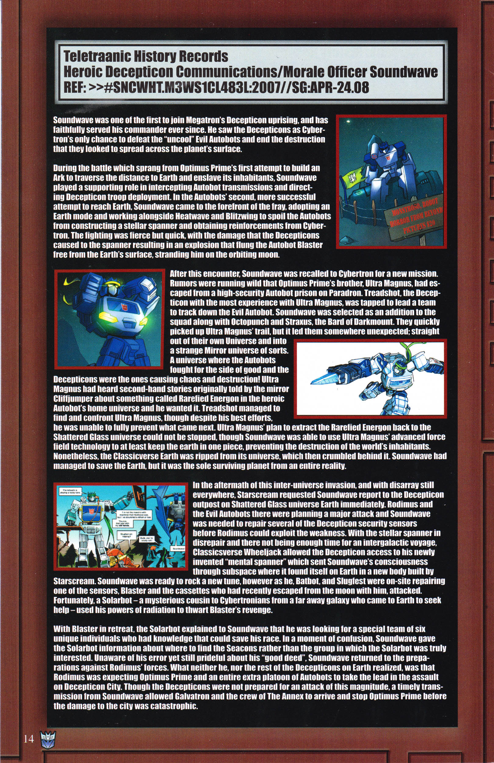 Read online Transformers: Collectors' Club comic -  Issue #65 - 14