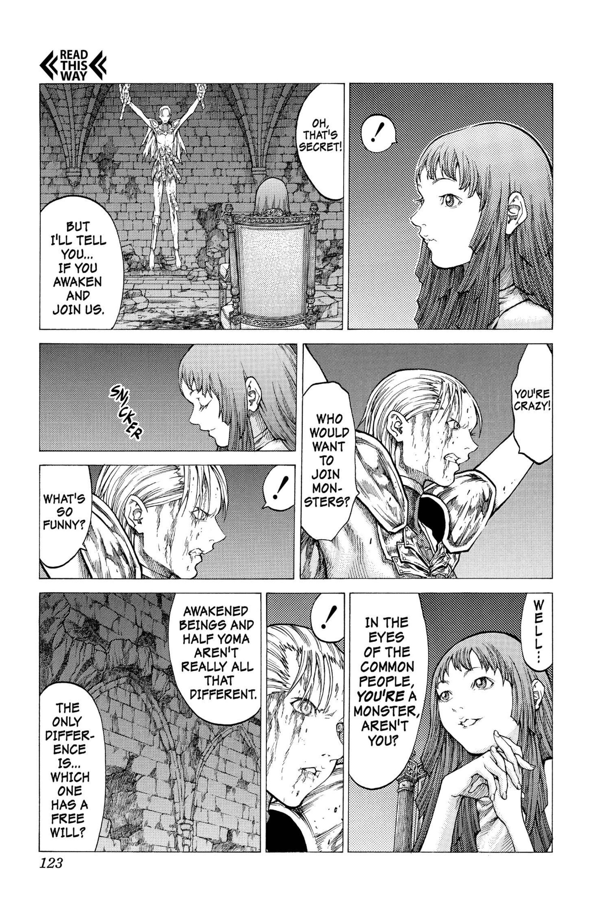 Read online Claymore comic -  Issue #8 - 113