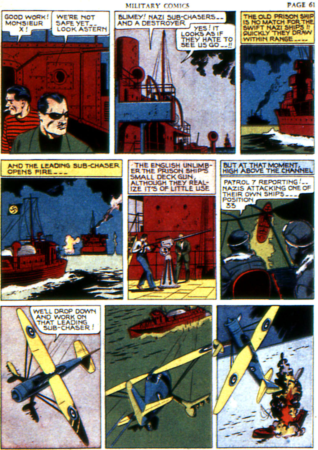 Read online Military Comics comic -  Issue #6 - 63