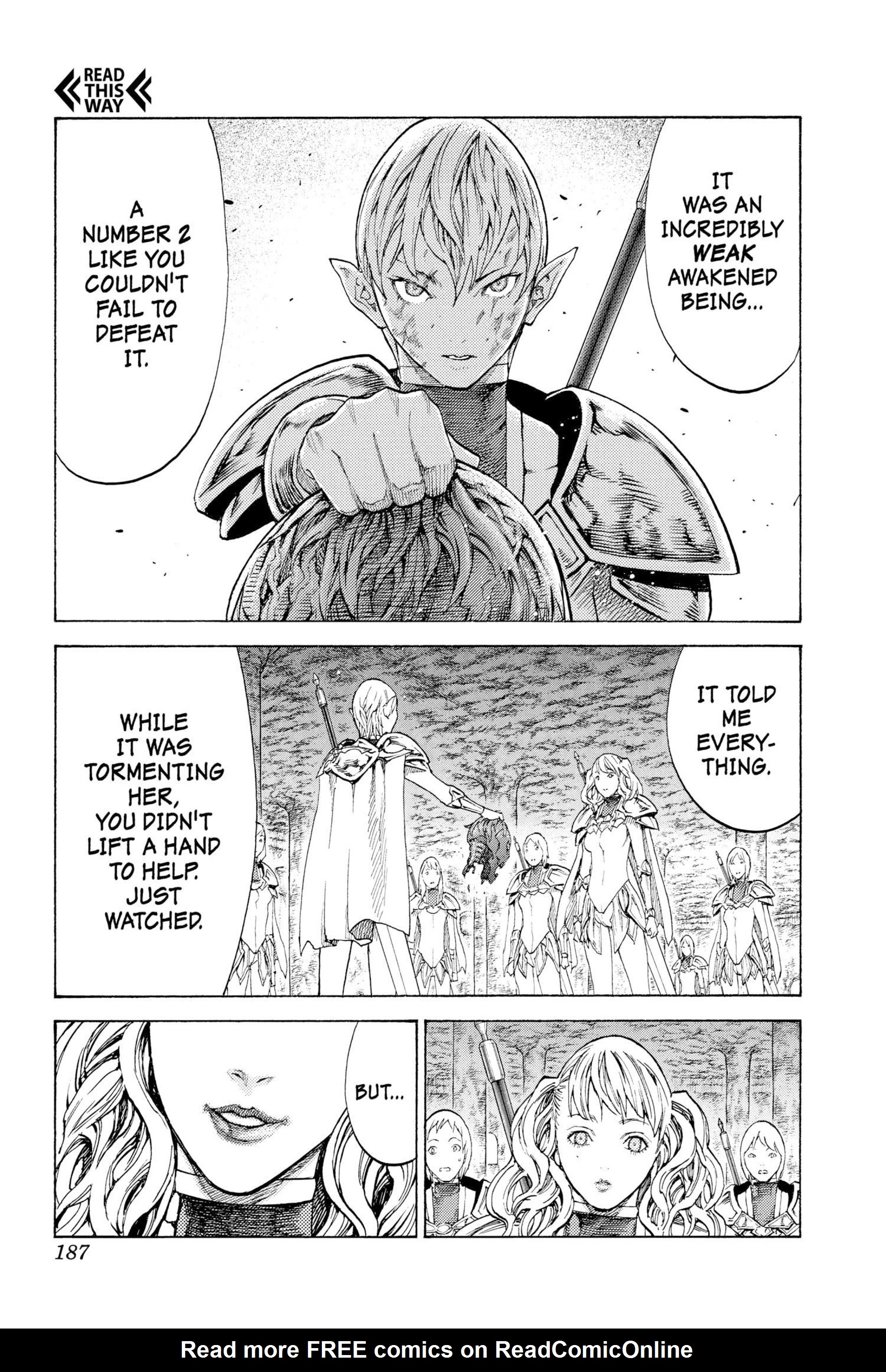 Read online Claymore comic -  Issue #21 - 172