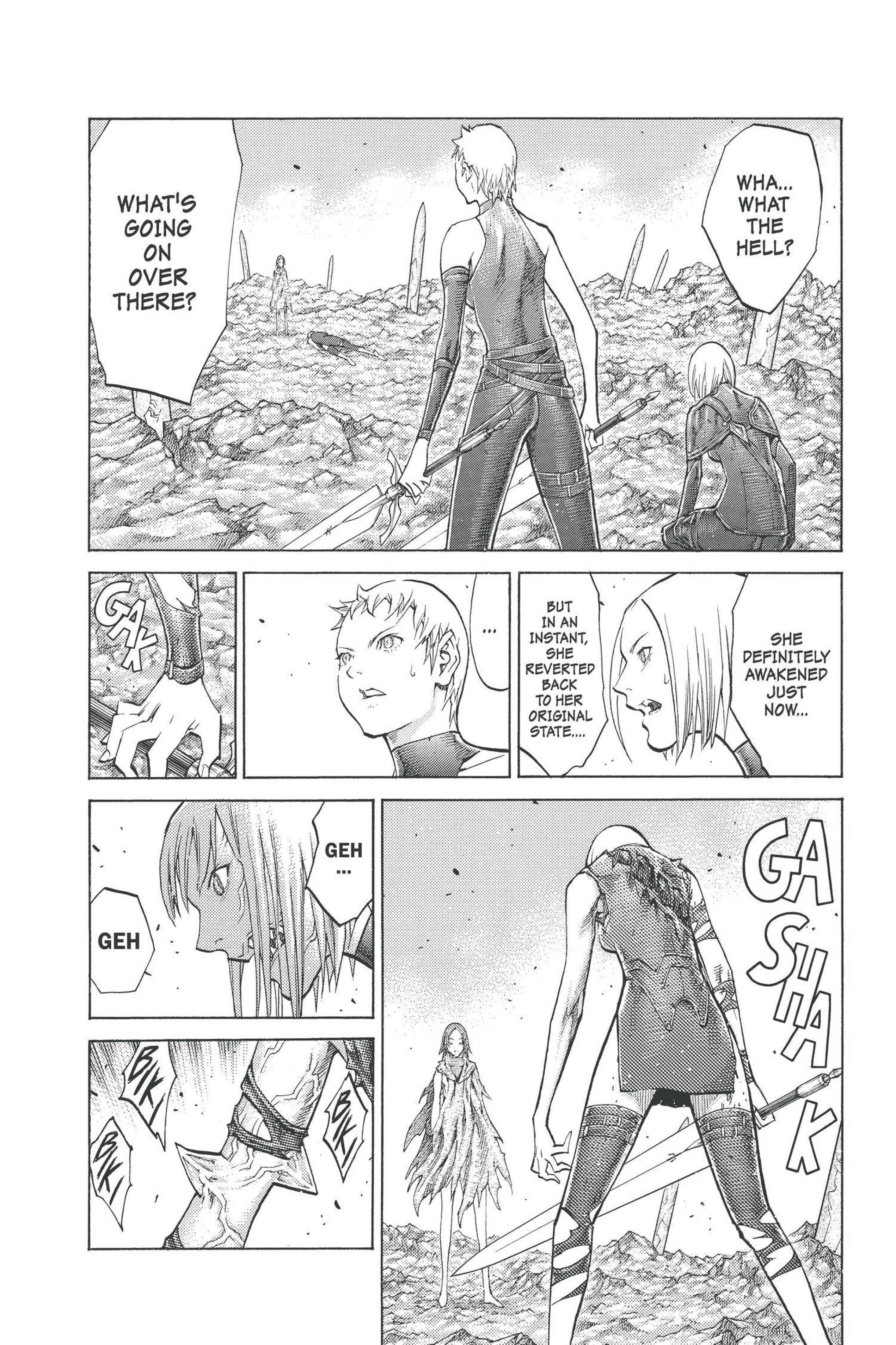 Read online Claymore comic -  Issue #18 - 144
