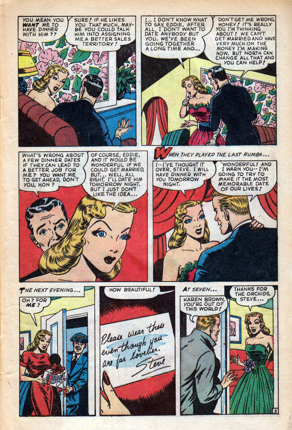 Read online Glamorous Romances comic -  Issue #42 - 5