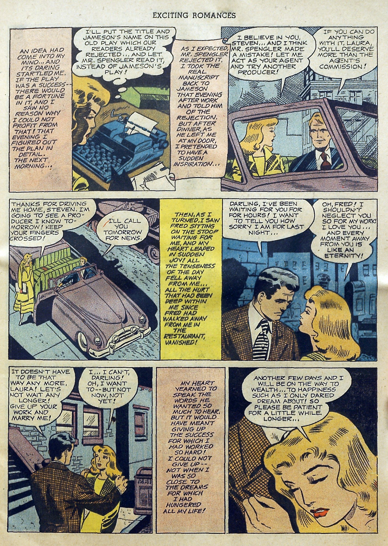 Read online Exciting Romances comic -  Issue #3 - 9