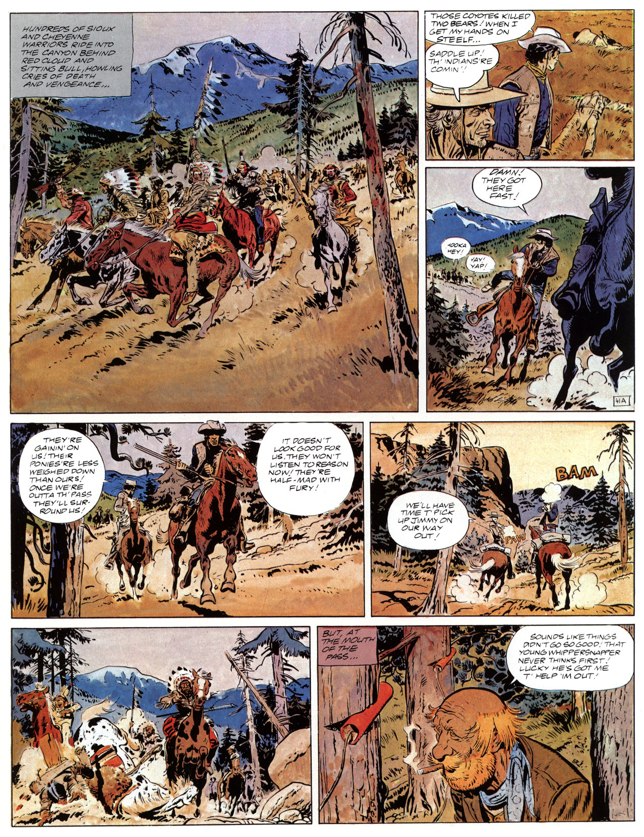 Read online Epic Graphic Novel: Lieutenant Blueberry comic -  Issue #1 - 45