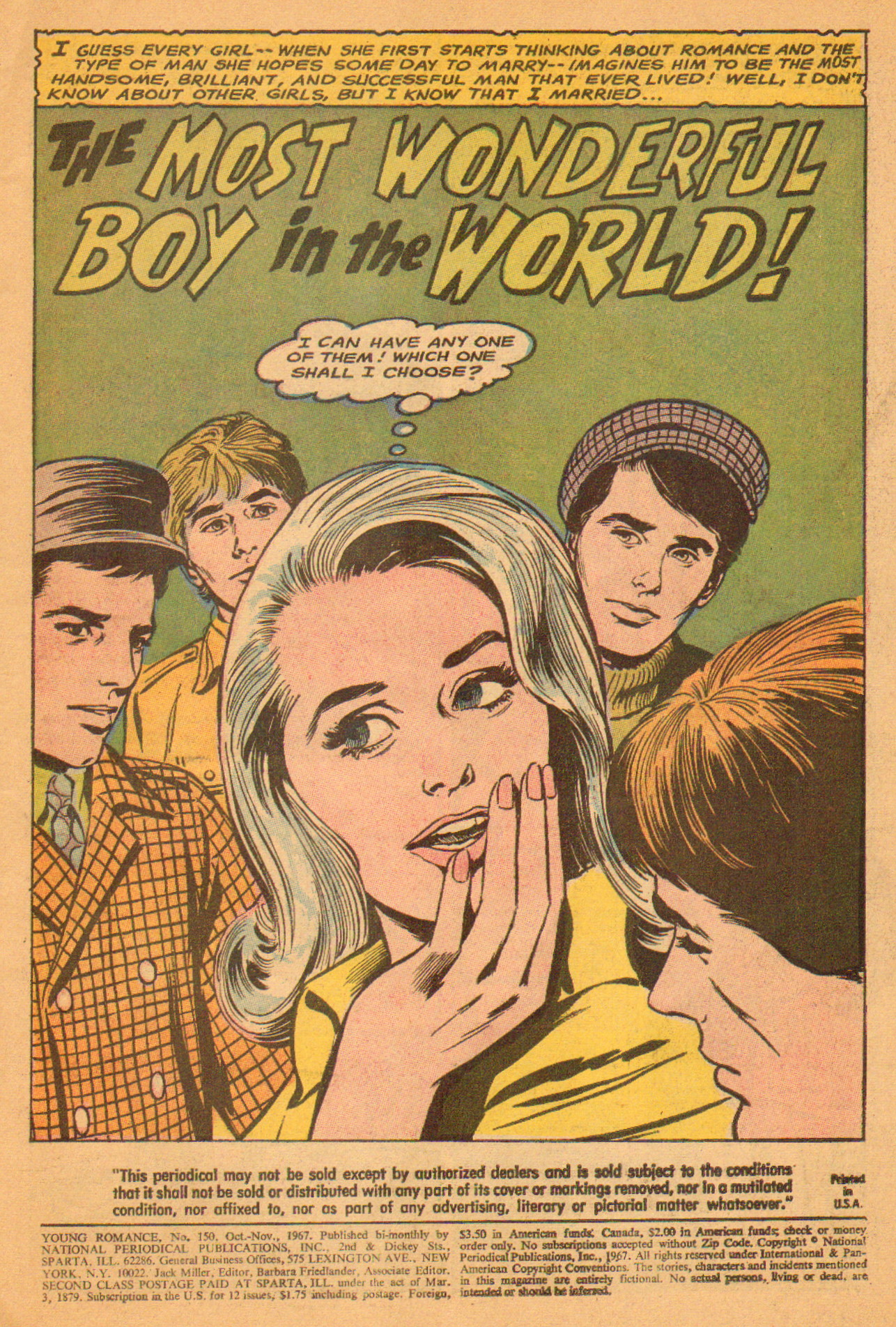 Read online Young Romance comic -  Issue #150 - 3
