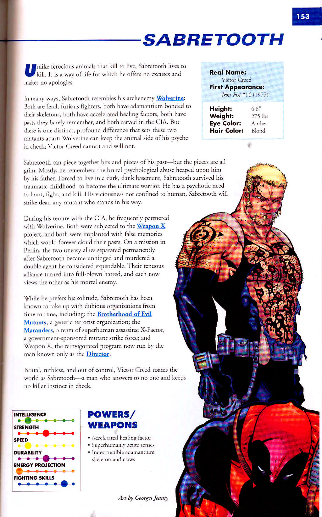 Read online Marvel Encyclopedia comic -  Issue # TPB 2 - 155