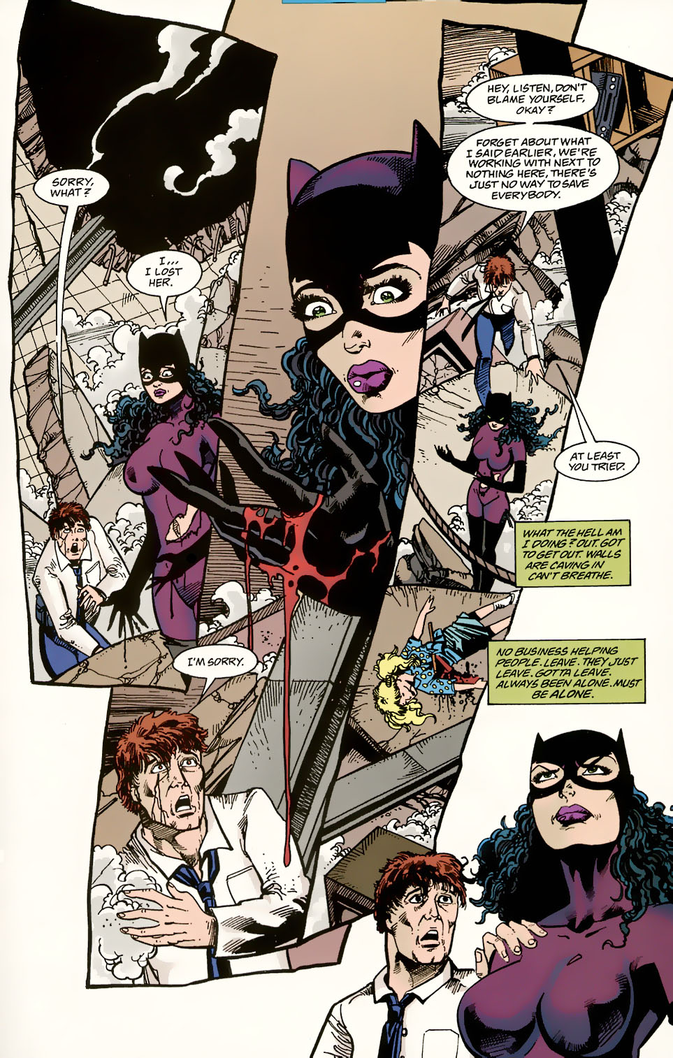 Read online Batman: Cataclysm comic -  Issue #7 - 14