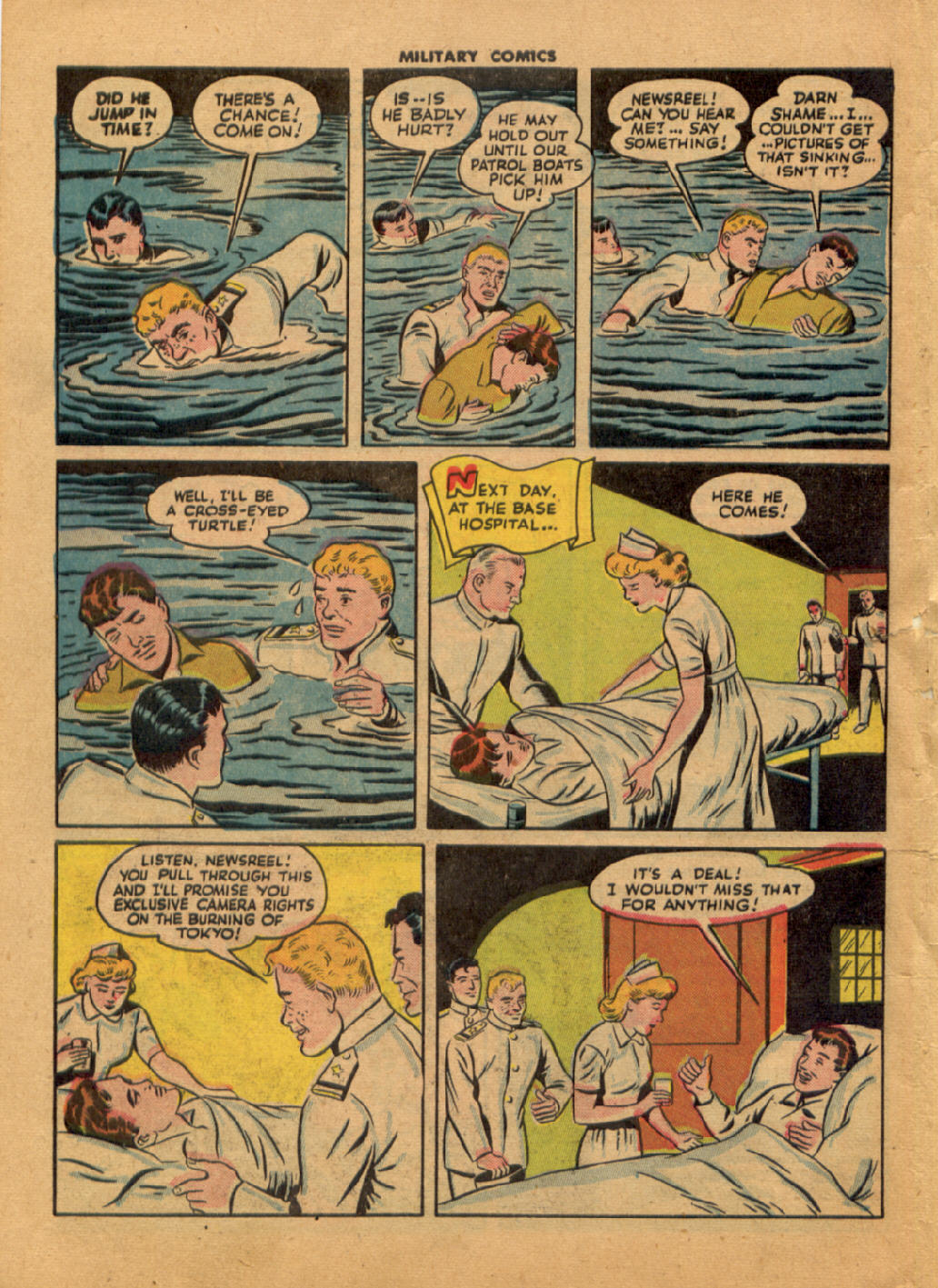 Read online Military Comics comic -  Issue #30 - 49