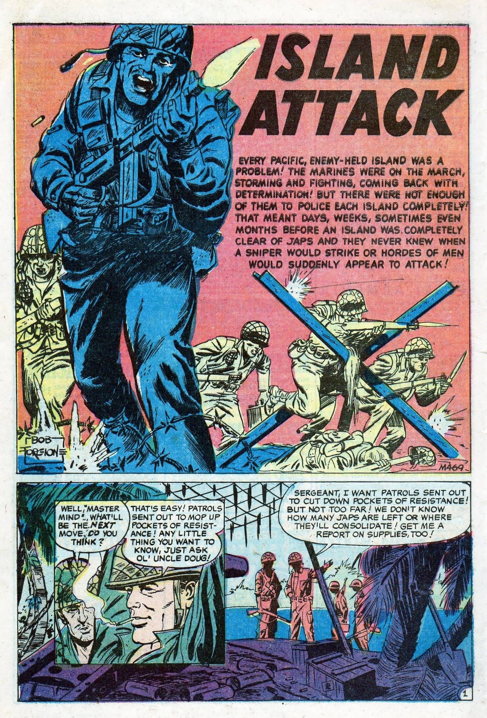 Read online Marines in Action comic -  Issue #13 - 28