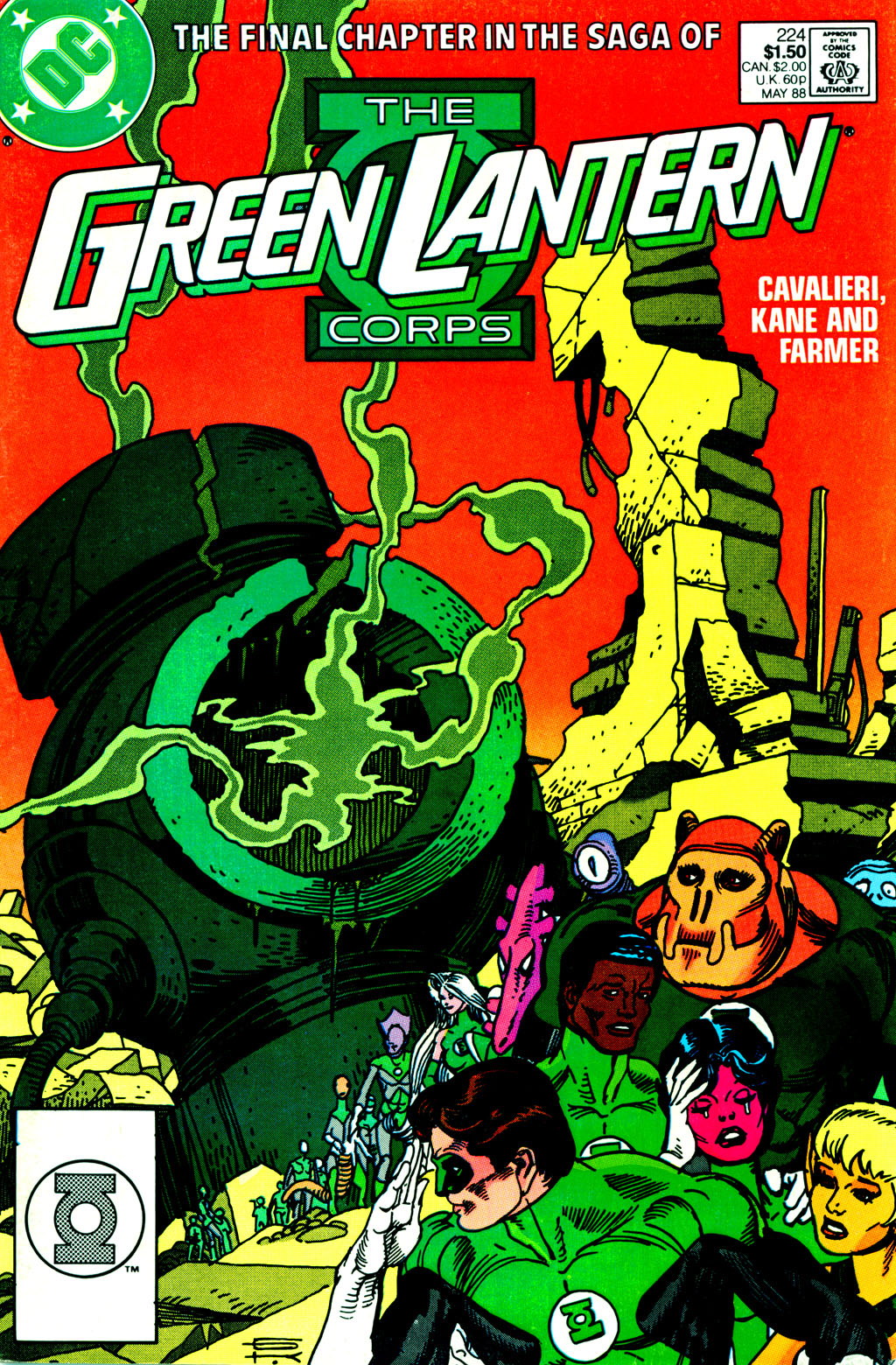 Read online The Green Lantern Corps comic -  Issue #224 - 1