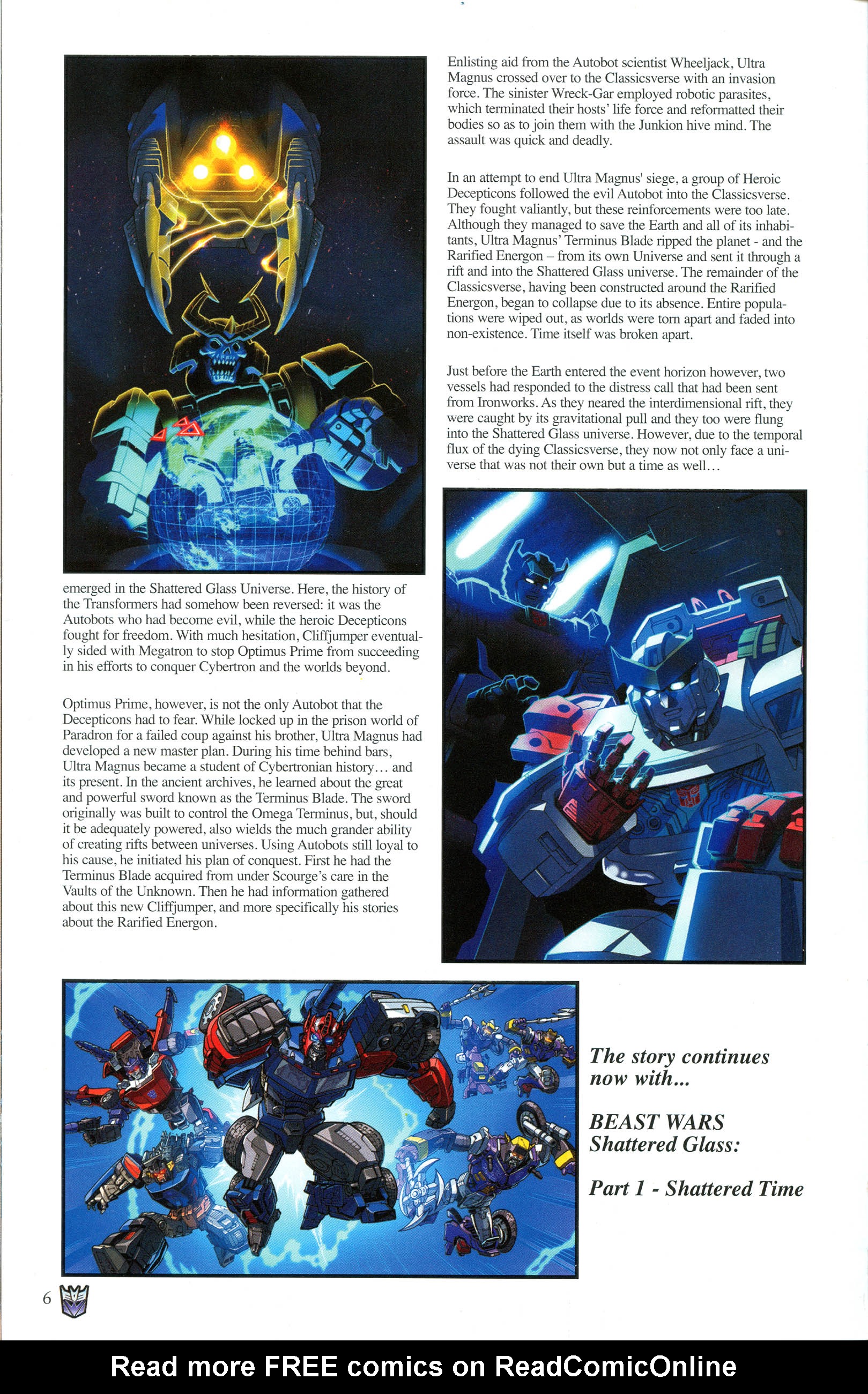Read online Transformers: Collectors' Club comic -  Issue #49 - 6