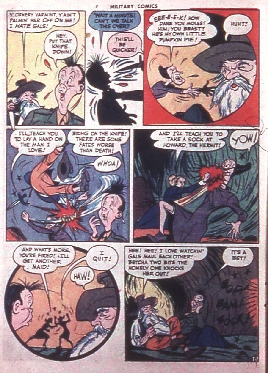 Read online Military Comics comic -  Issue #38 - 36