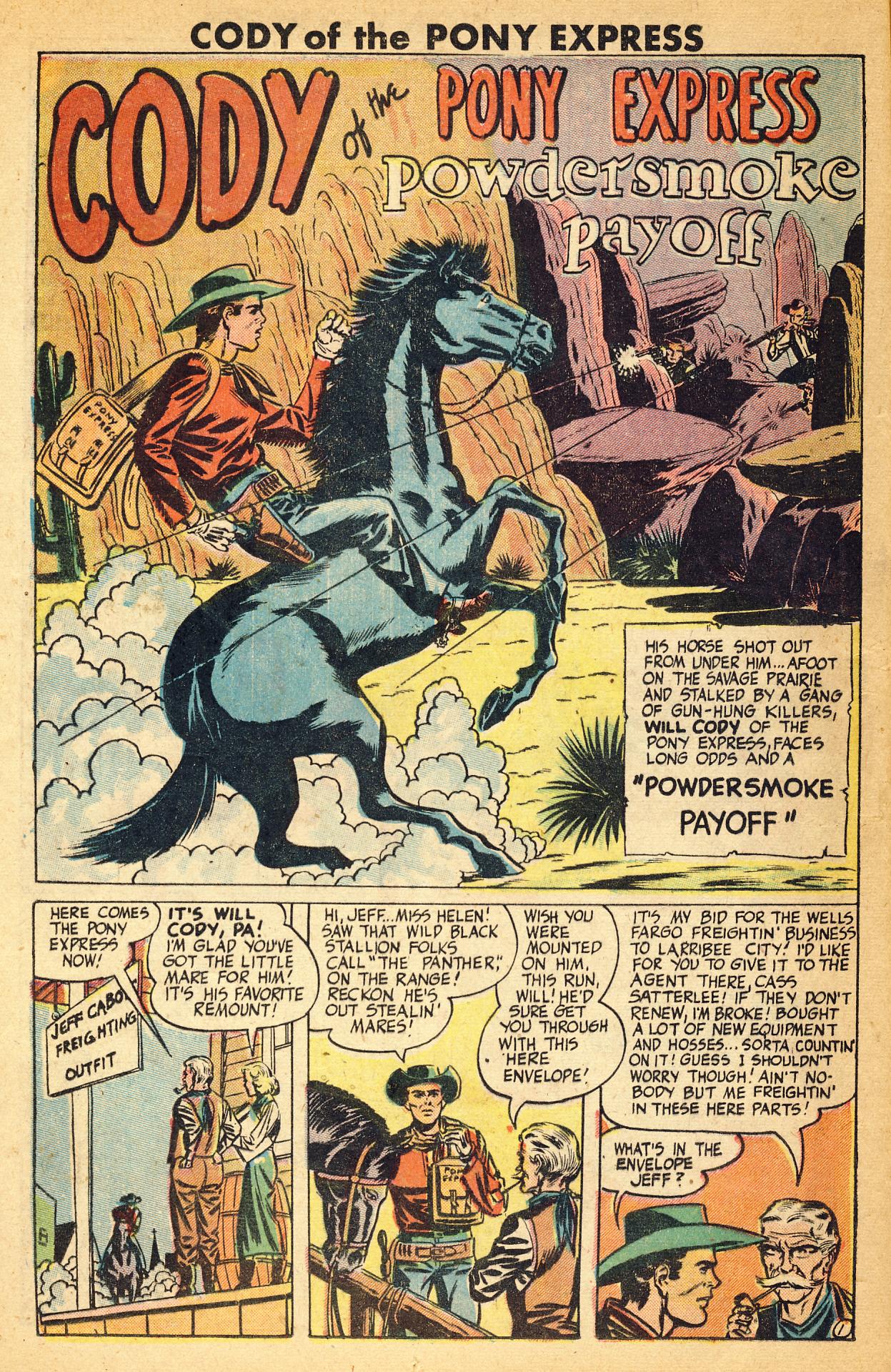 Read online Cody of the Pony Express comic -  Issue # Full - 12
