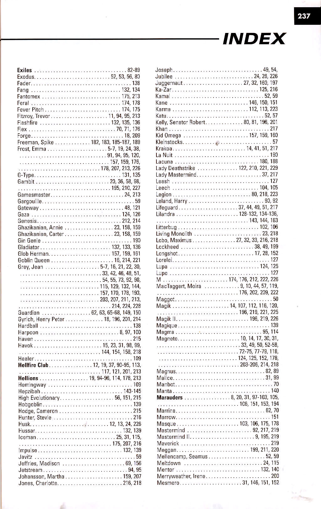 Read online Marvel Encyclopedia comic -  Issue # TPB 2 - 239