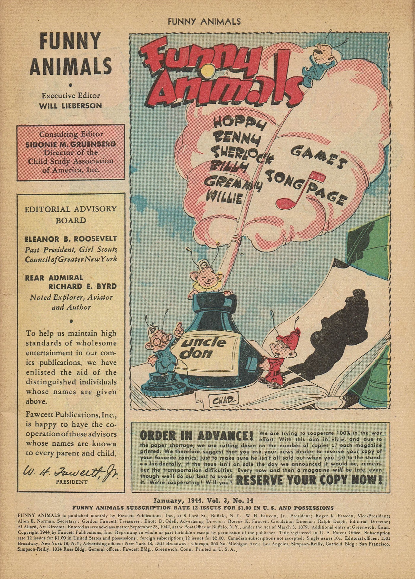Read online Fawcett's Funny Animals comic -  Issue #14 - 5