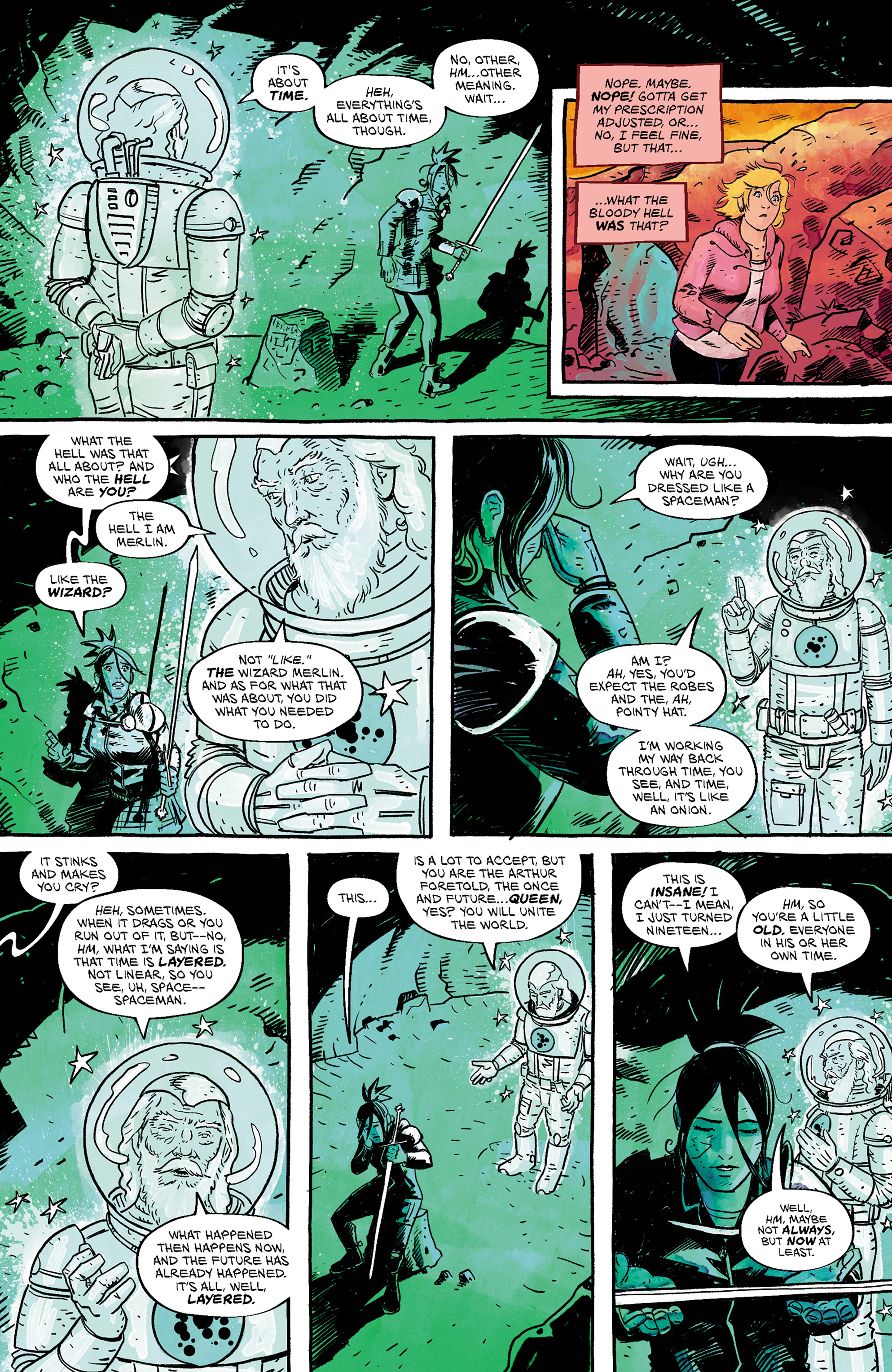 Read online The Once and Future Queen comic -  Issue #1 - 12