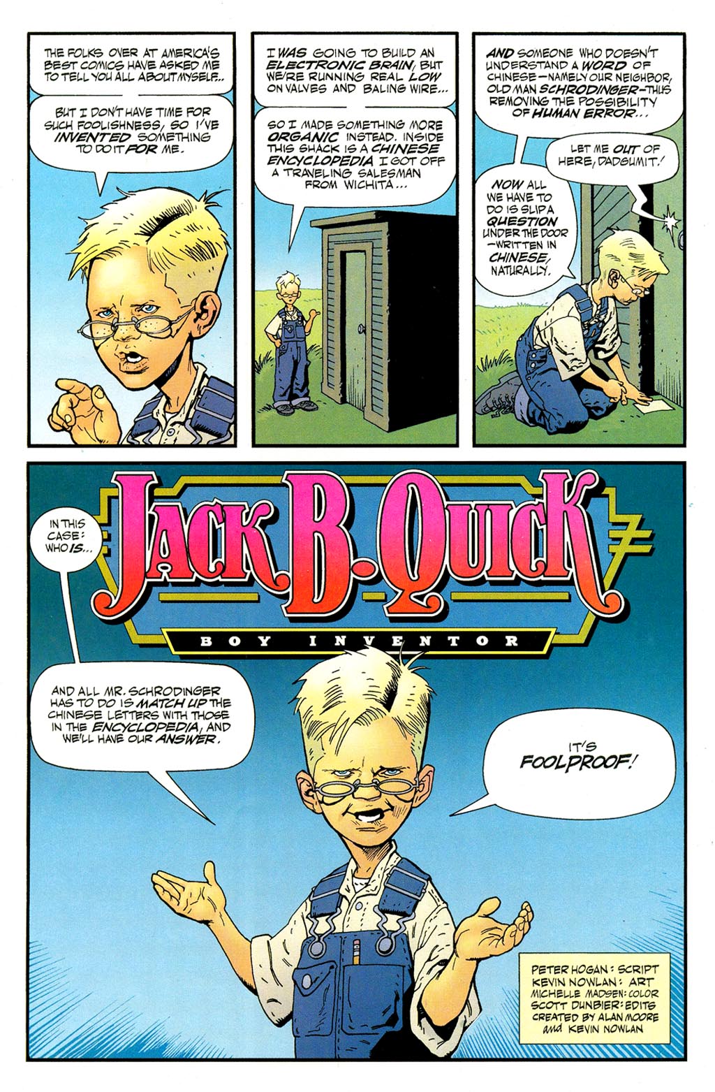 Read online ABC: A-Z, Tom Strong and Jack B. Quick comic -  Issue #ABC: A-Z, Tom Strong and Jack B. Quick Full - 12