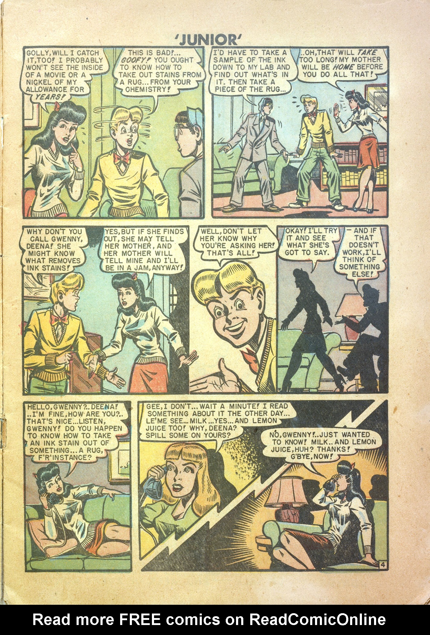 Read online Junior (1947) comic -  Issue #13 - 5