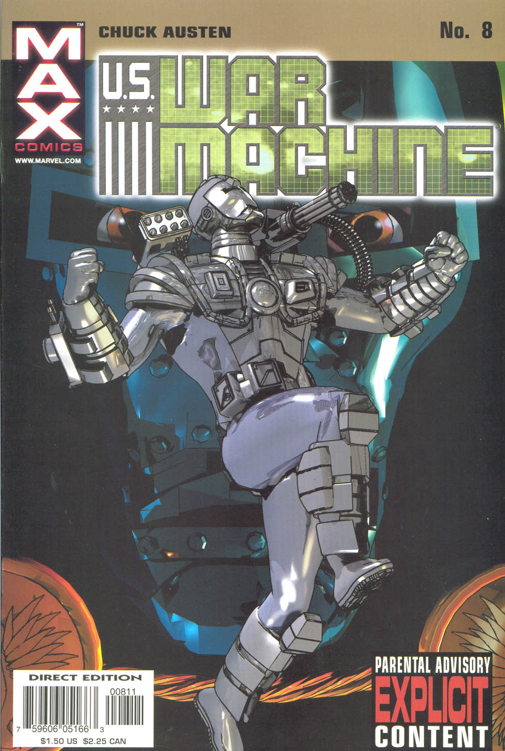 Read online U.S. War Machine comic -  Issue #8 - 1