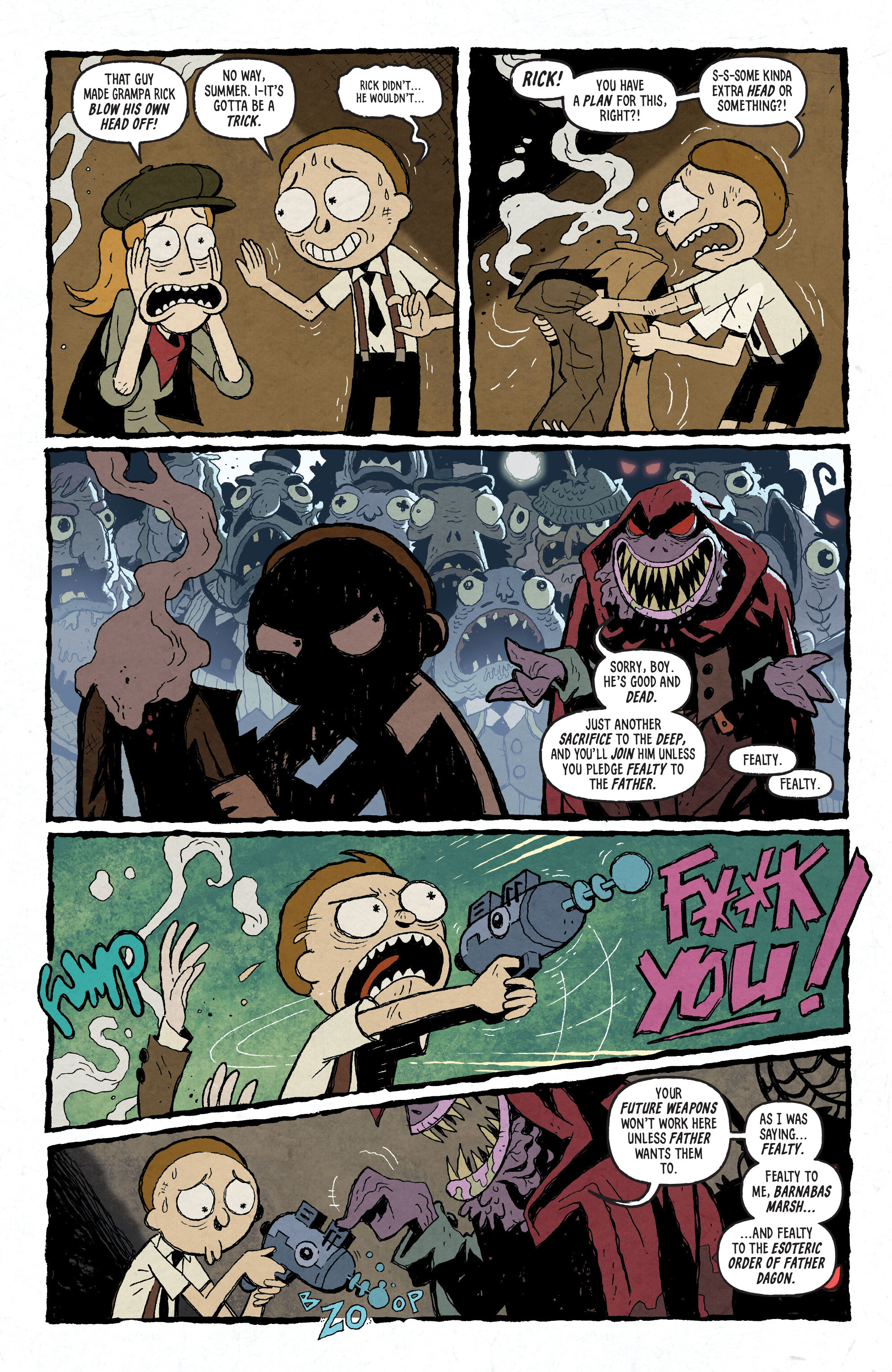 Read online Rick and Morty: vs. Cthulhu comic -  Issue # TPB - 32