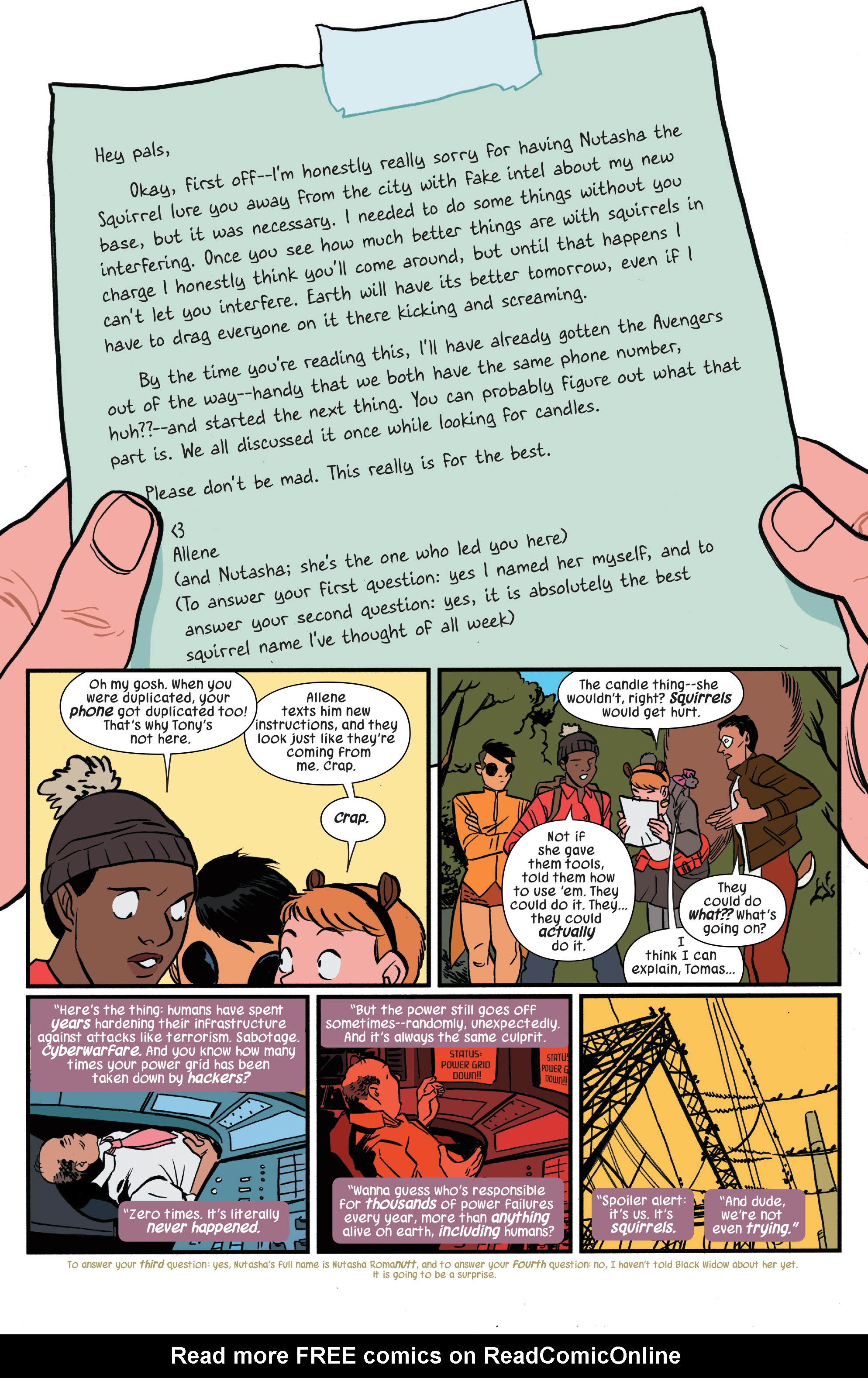 Read online The Unbeatable Squirrel Girl Beats Up the Marvel Universe comic -  Issue # TPB - 64