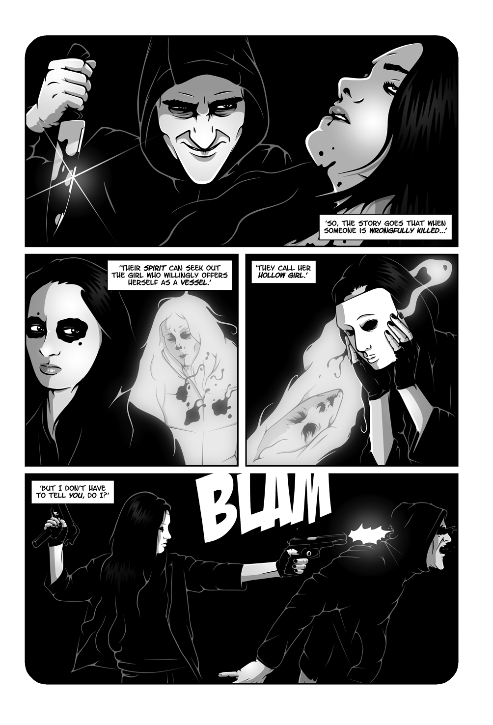 Read online Hollow Girl comic -  Issue #10 - 12
