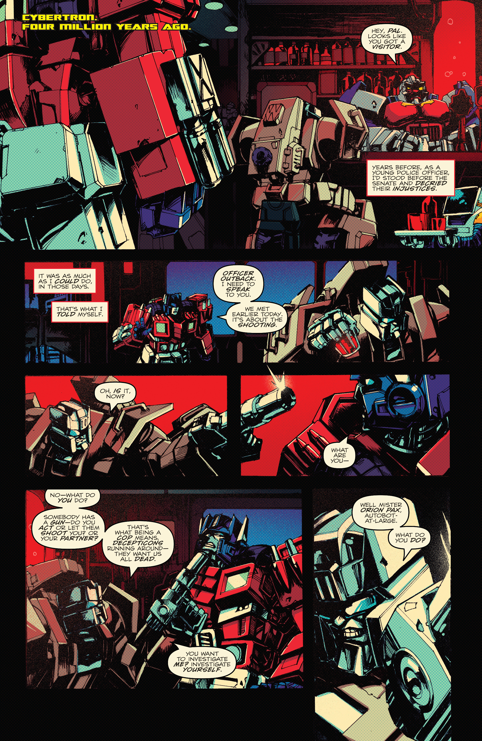 Read online Optimus Prime comic -  Issue #1 - 14