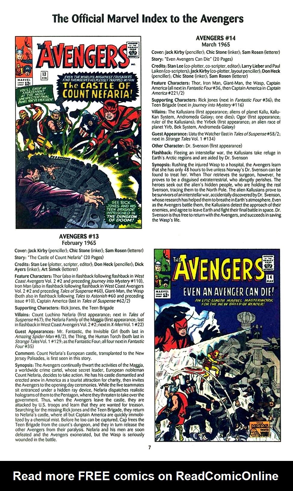 Read online The Official Marvel Index to the Avengers comic -  Issue #1 - 9