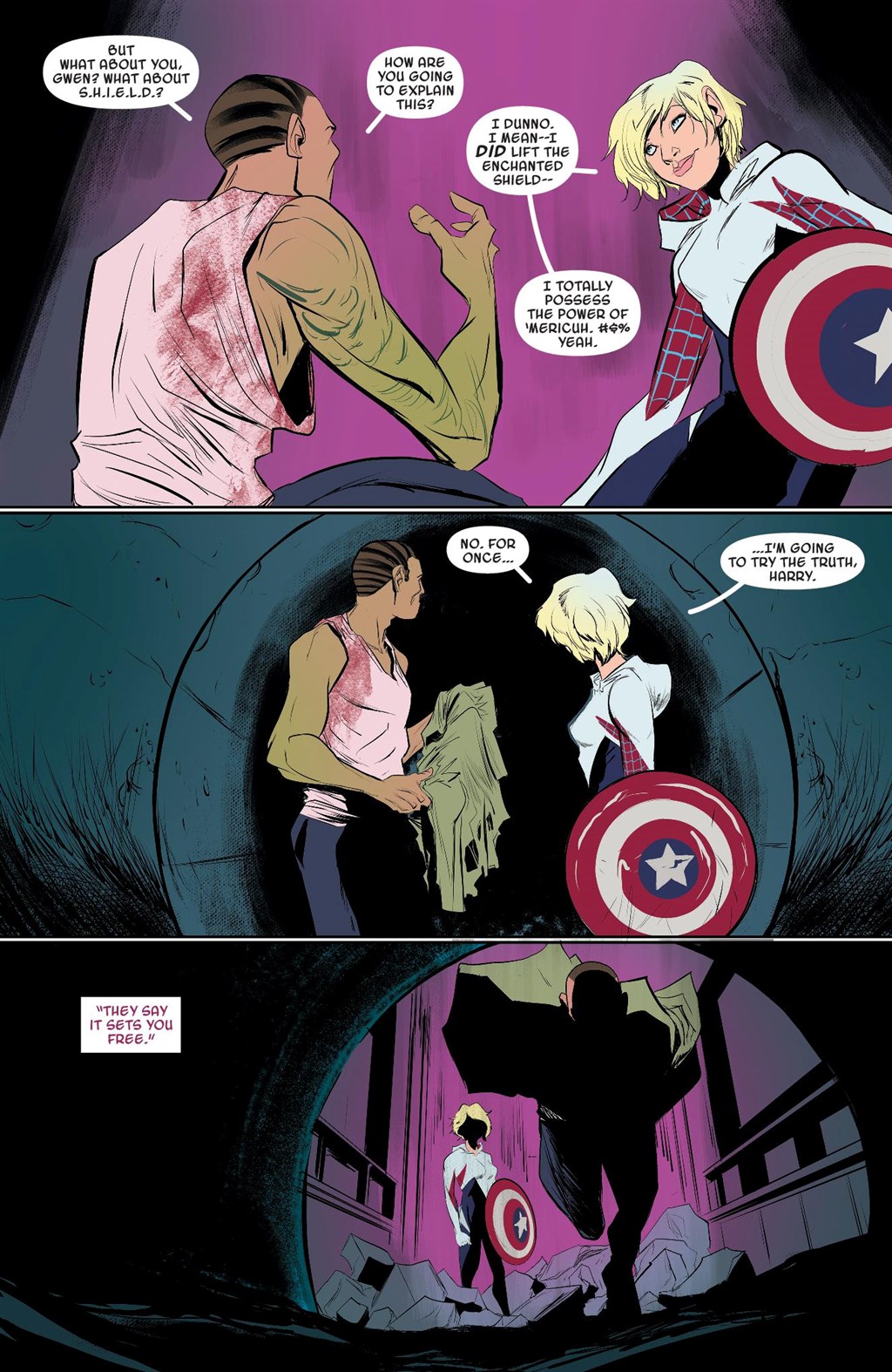 Read online Spider-Gwen: Ghost-Spider Modern Era Epic Collection: Edge of Spider-Verse comic -  Issue # TPB (Part 3) - 48
