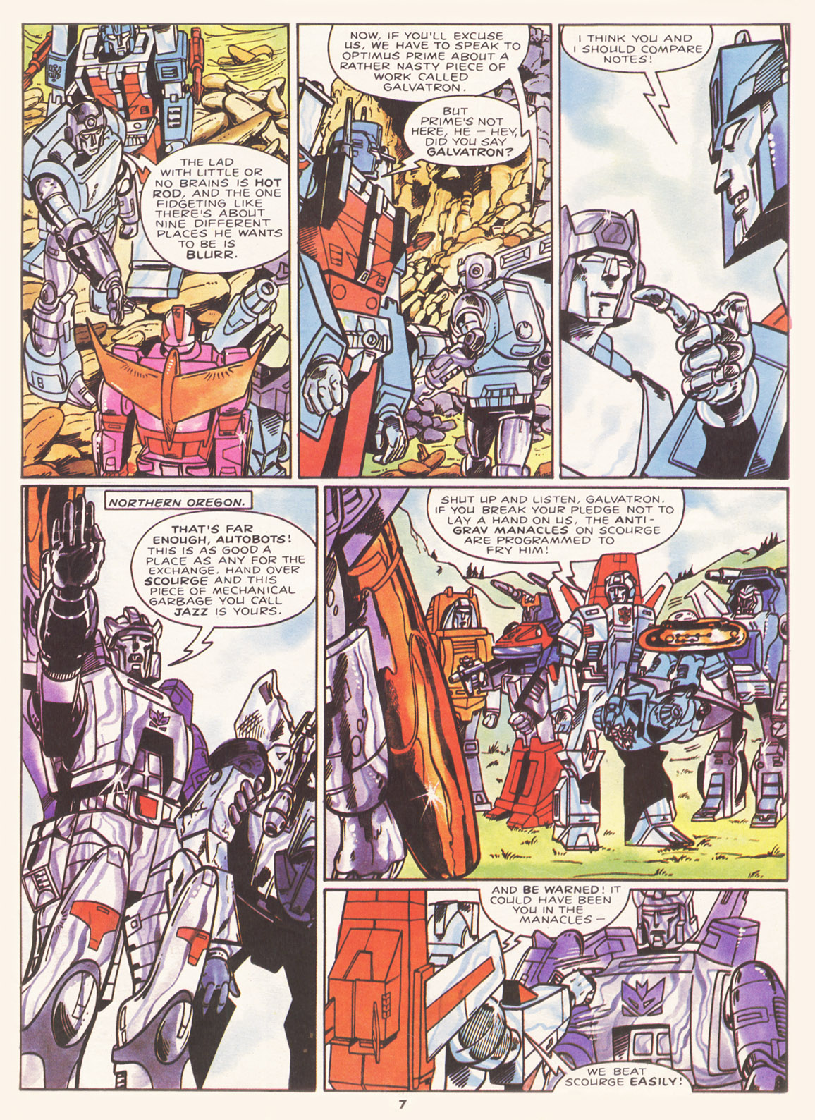 Read online The Transformers (UK) comic -  Issue #85 - 7