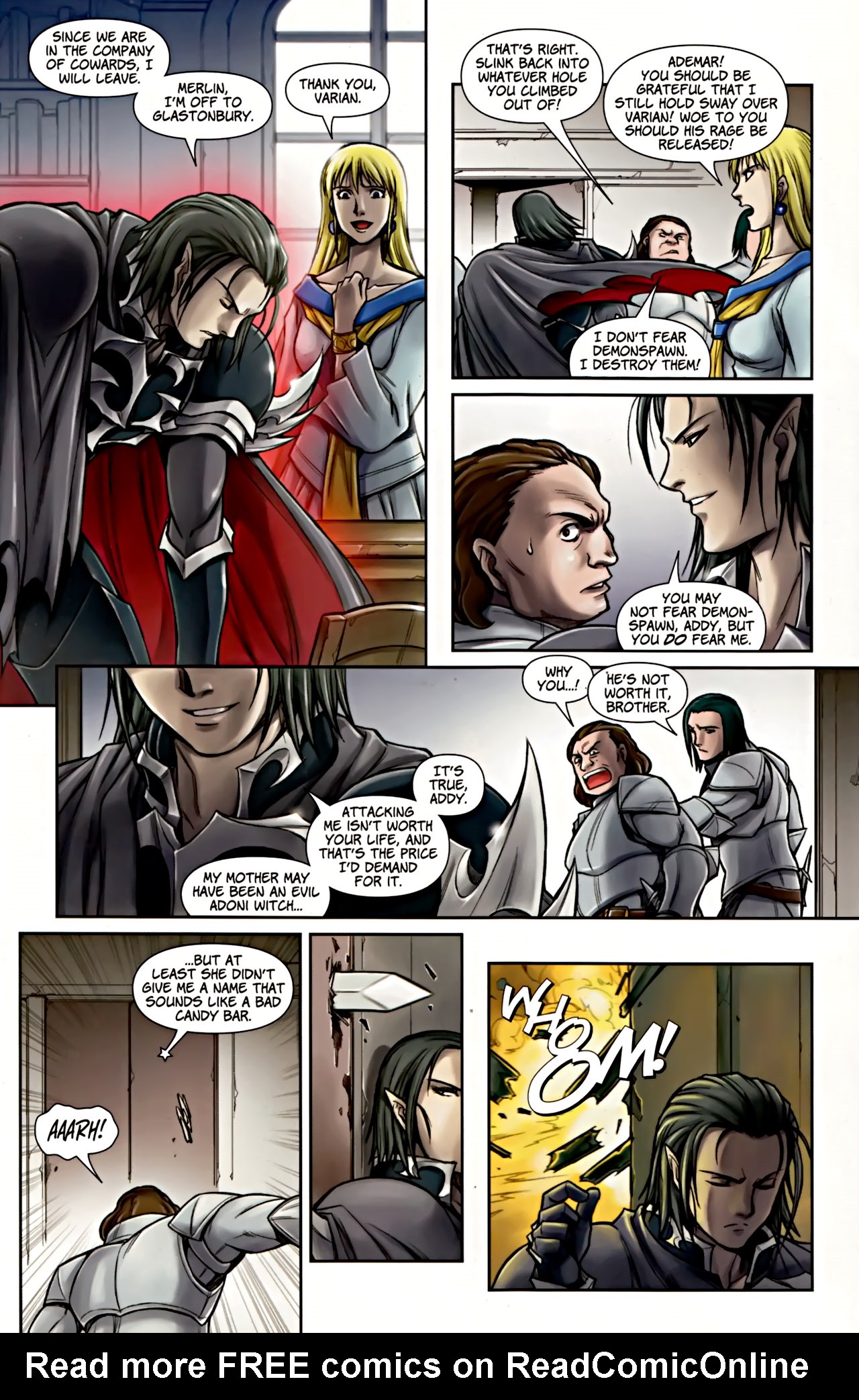 Read online Lords of Avalon: Knight of Darkness comic -  Issue #1 - 9