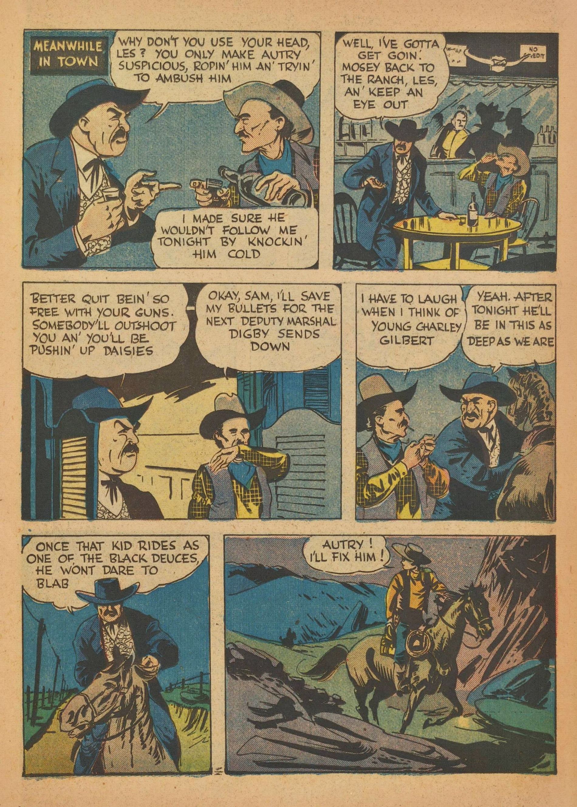 Read online Gene Autry Comics comic -  Issue #7 - 19