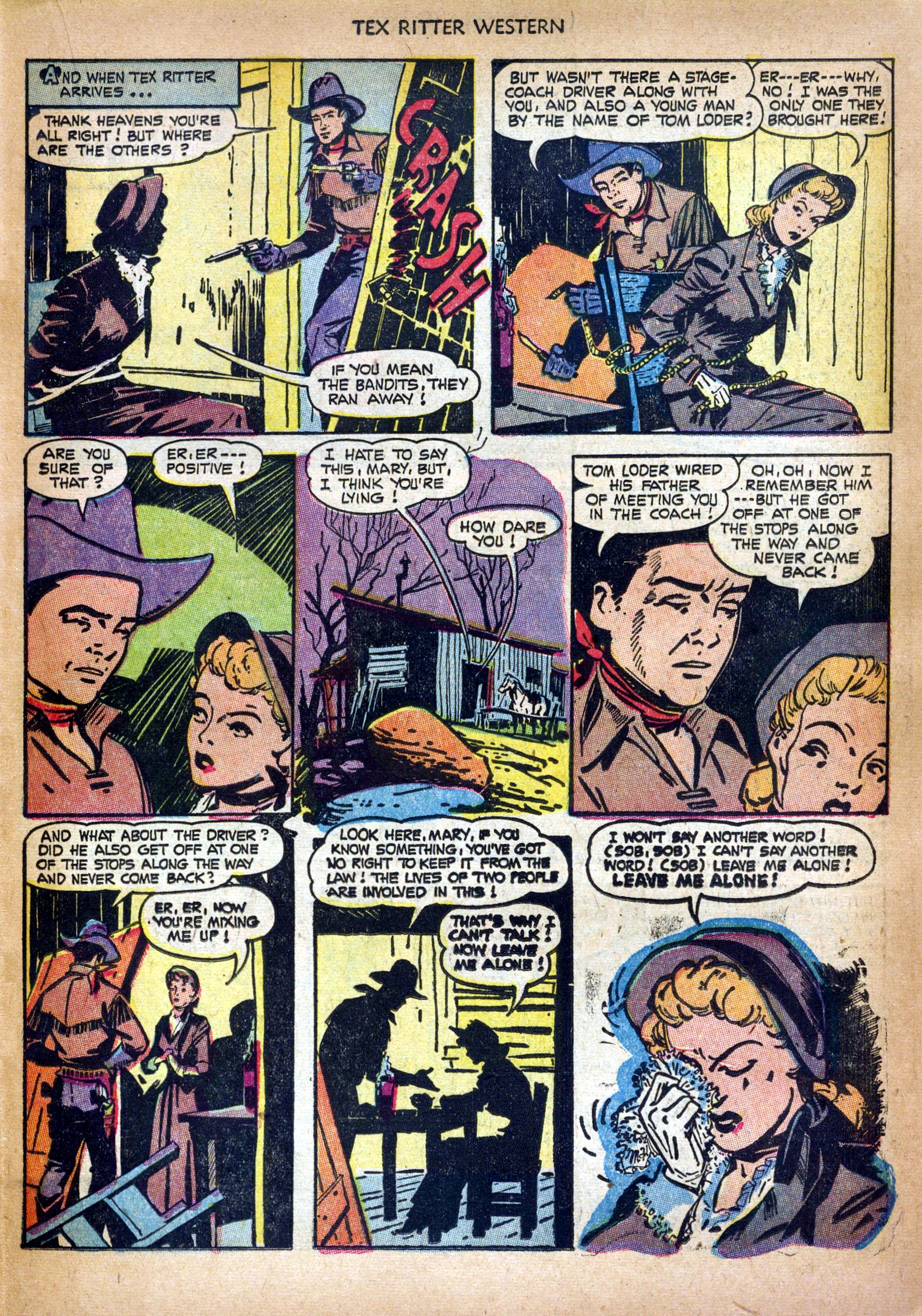 Read online Tex Ritter Western comic -  Issue #18 - 19