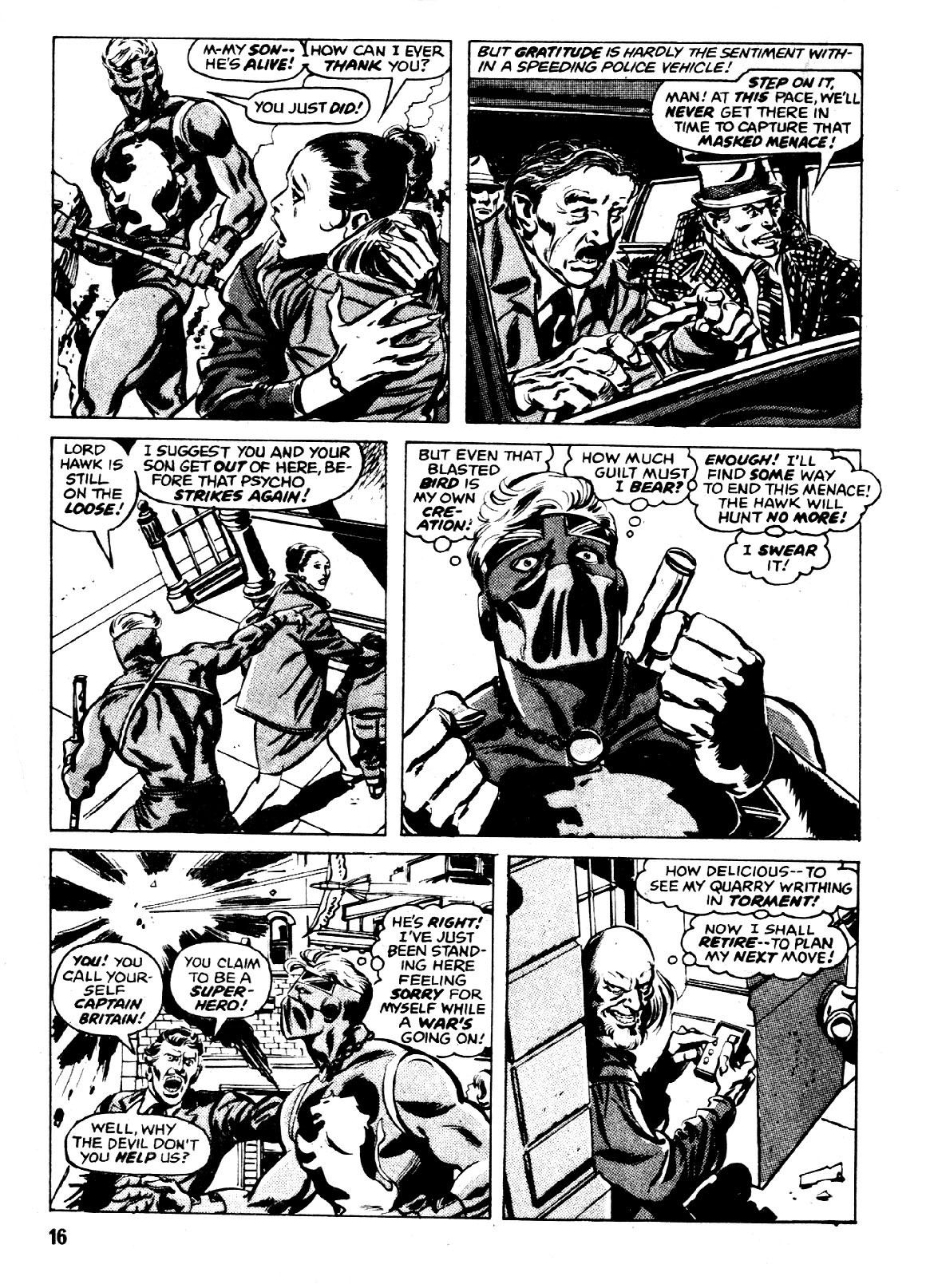 Read online Captain Britain Summer Special comic -  Issue #1 - 16