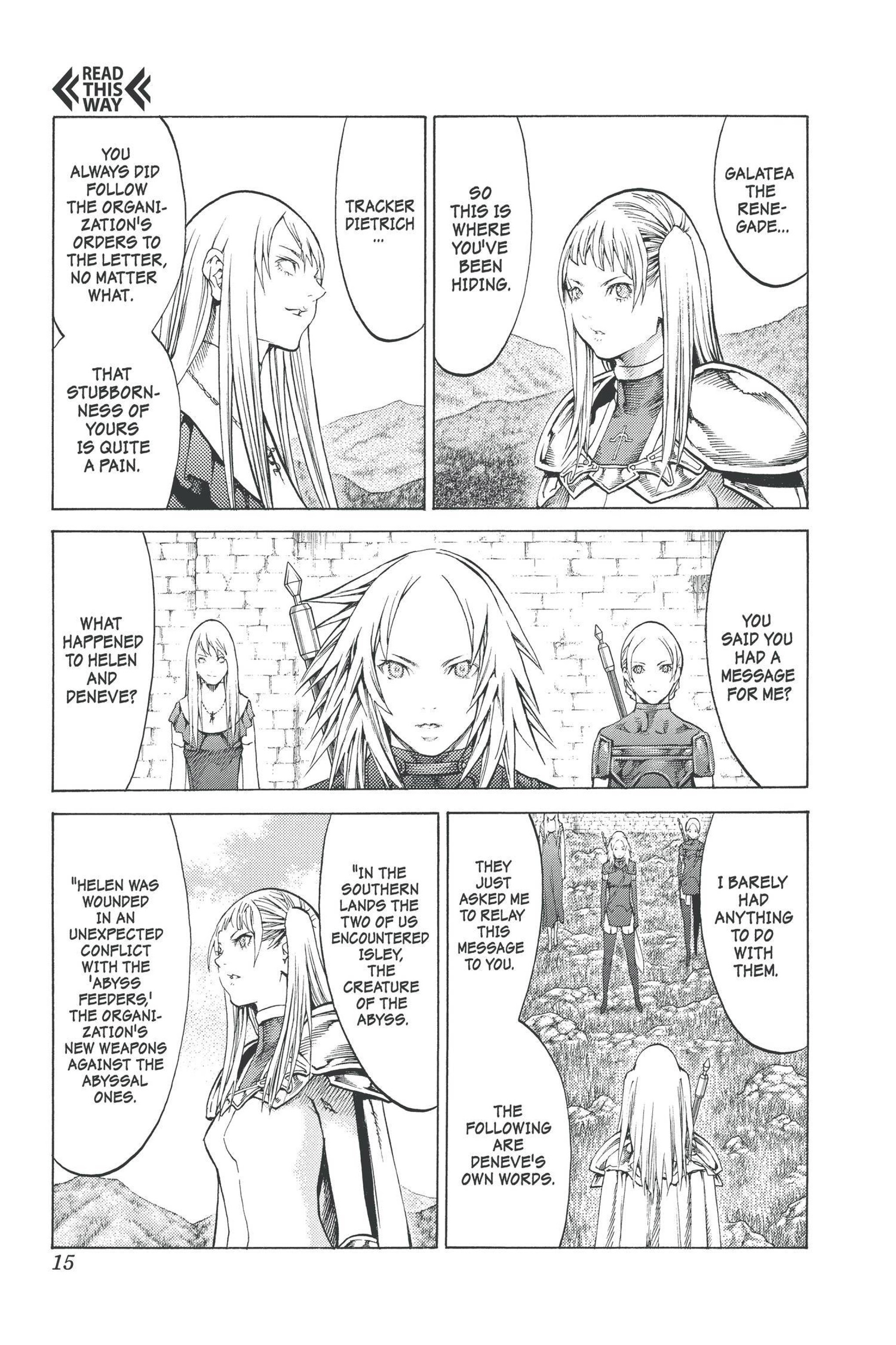 Read online Claymore comic -  Issue #17 - 15