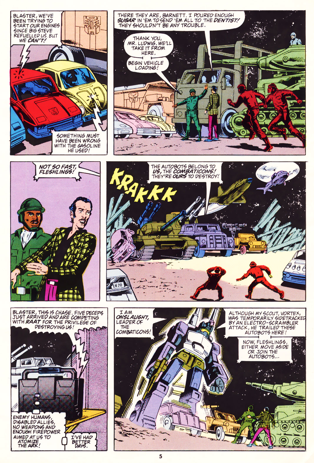 Read online The Transformers (UK) comic -  Issue #140 - 5