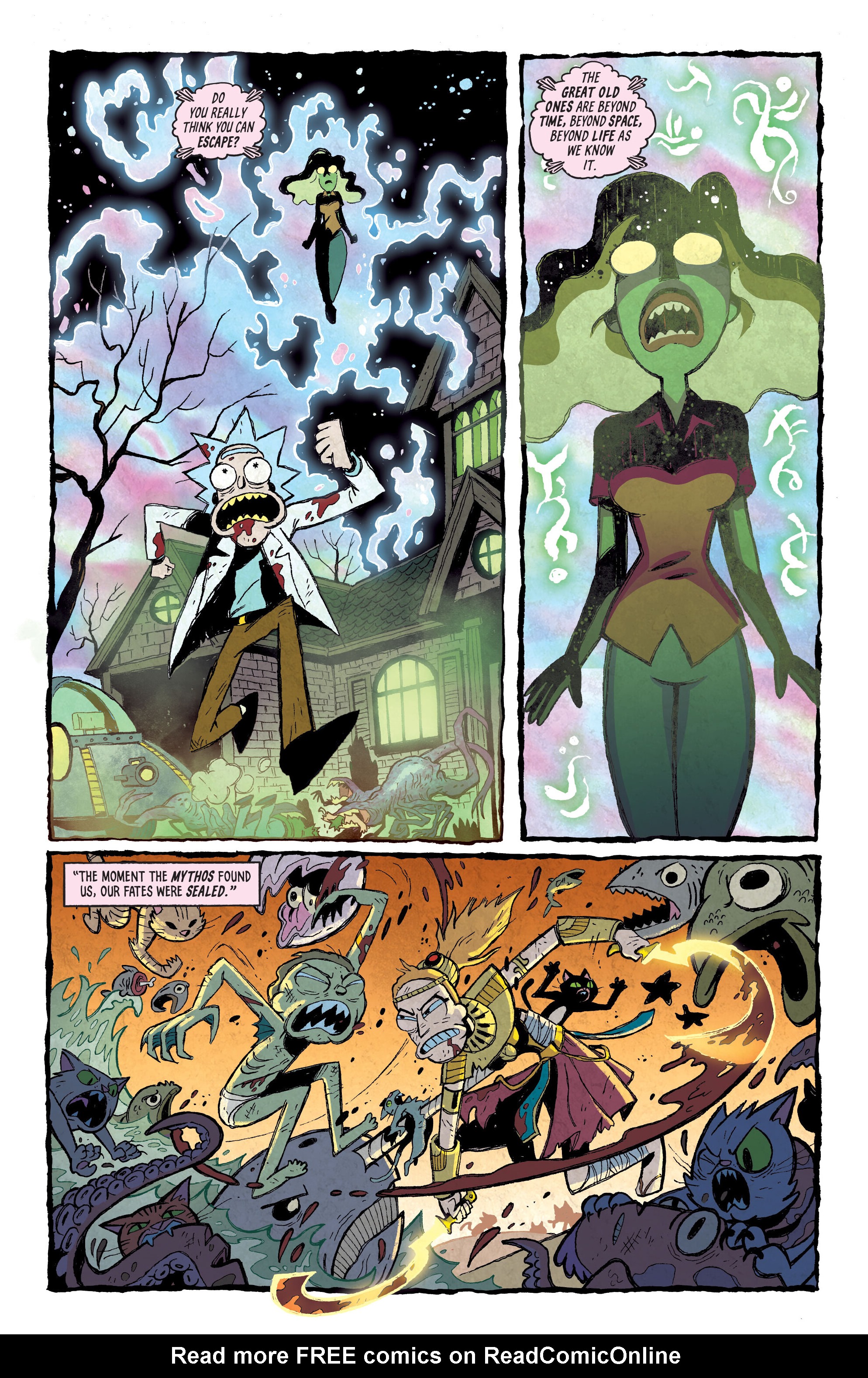 Read online Rick and Morty: vs. Cthulhu comic -  Issue # TPB - 85