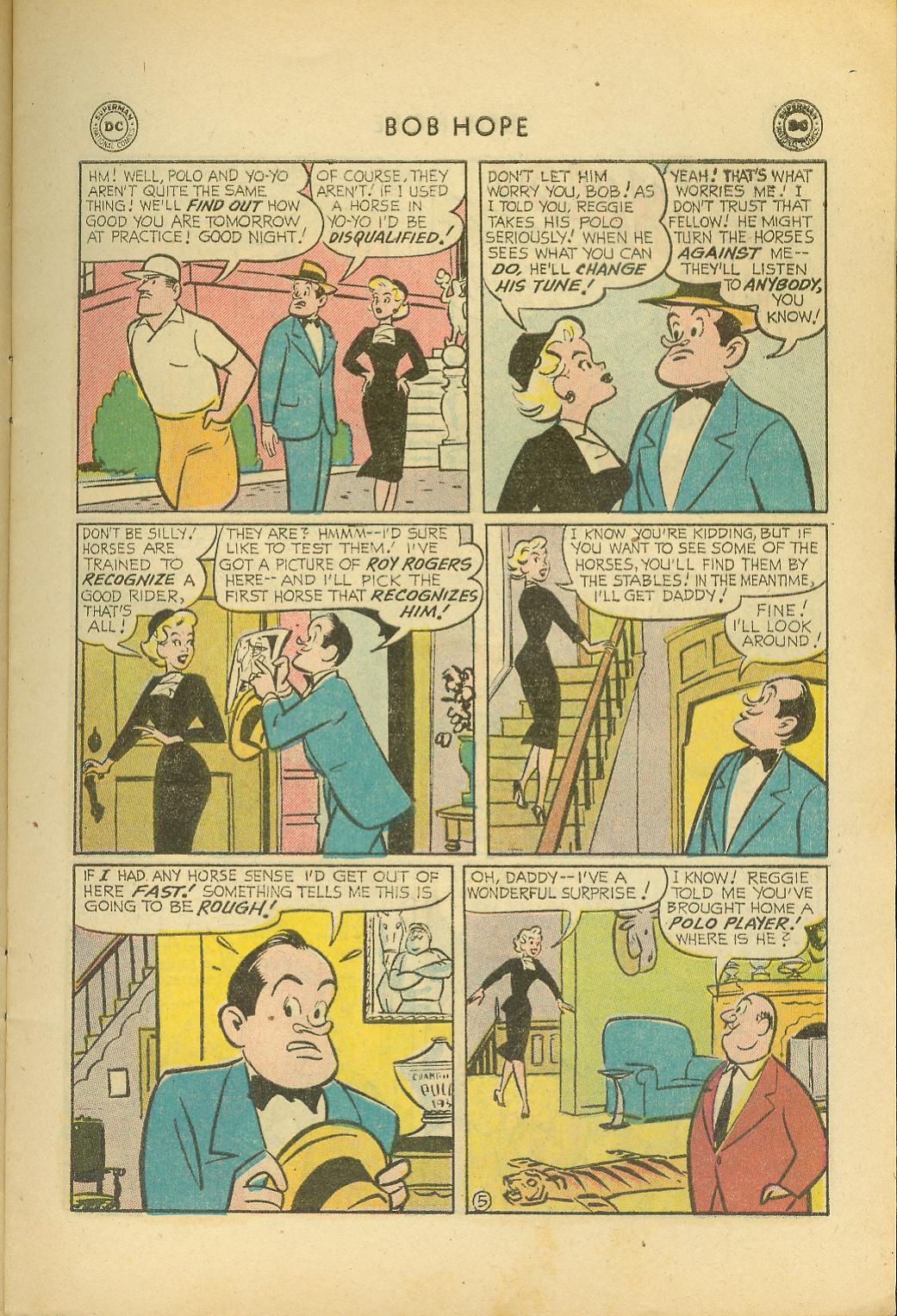 Read online The Adventures of Bob Hope comic -  Issue #39 - 7