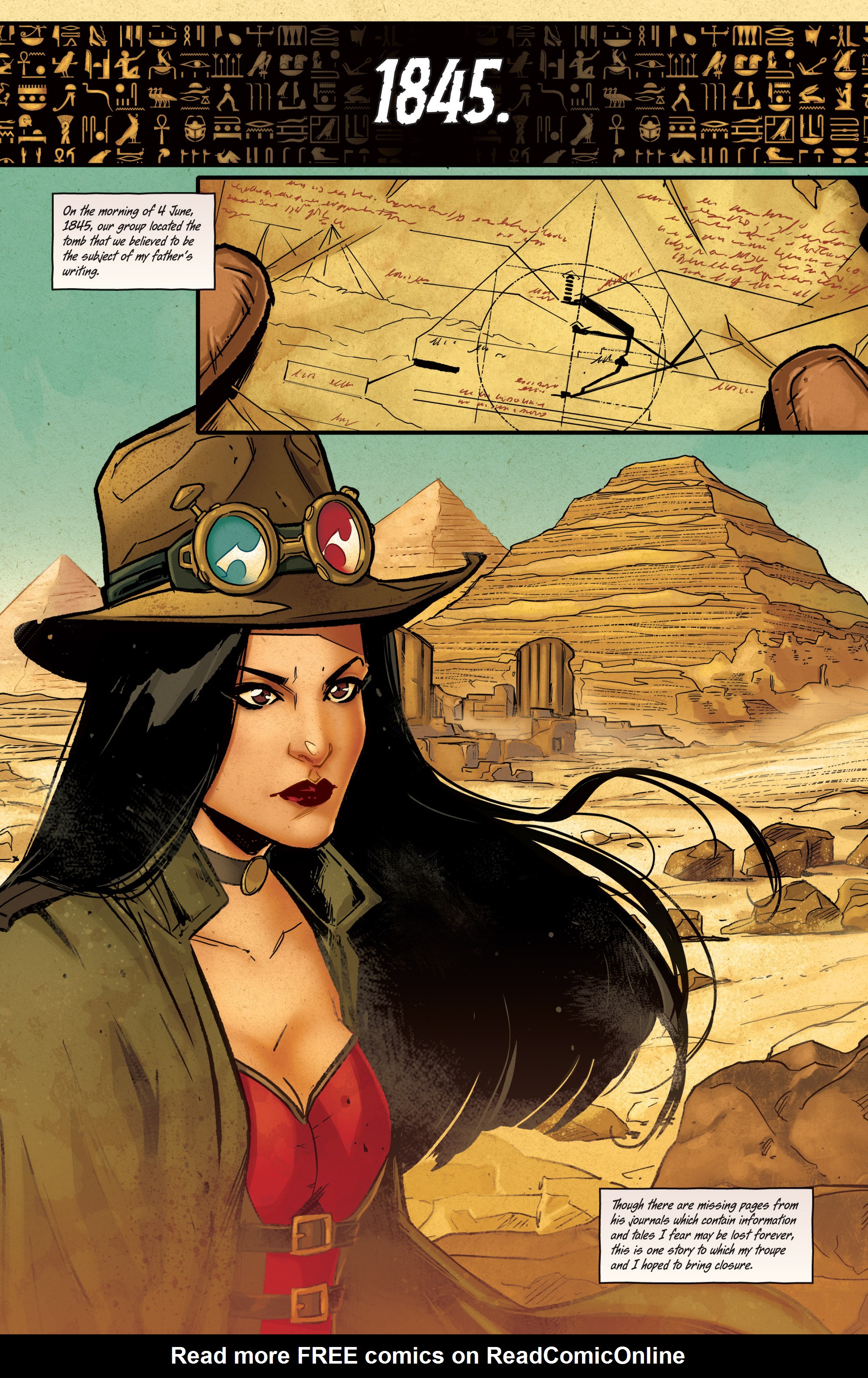 Read online Van Helsing vs The Mummy of Amun-Ra comic -  Issue #1 - 20