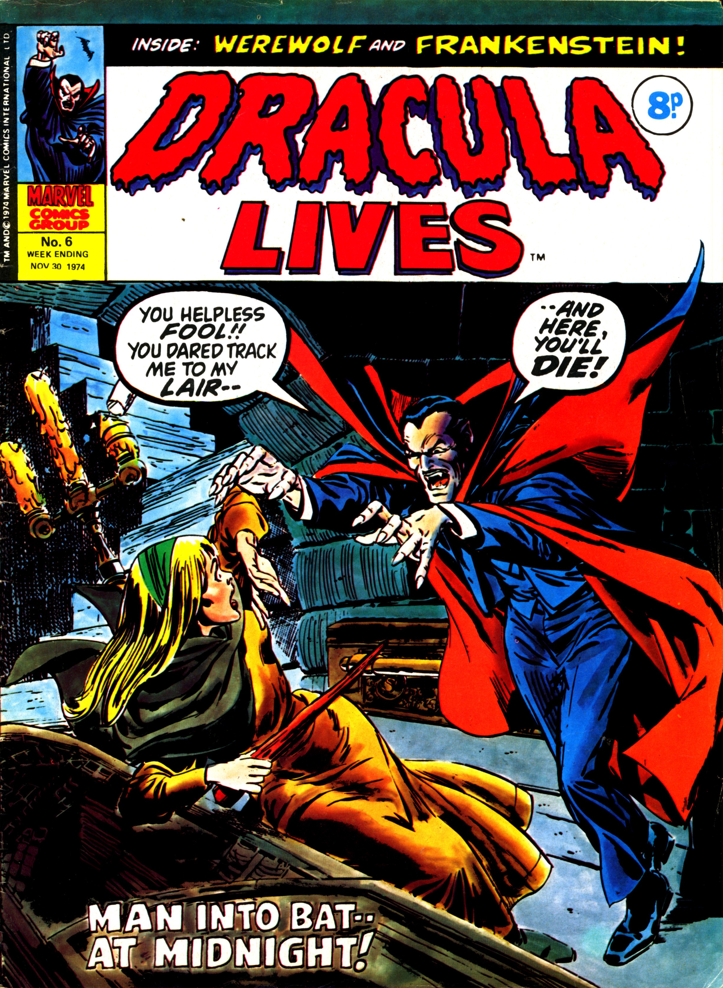 Read online Dracula Lives (1974) comic -  Issue #6 - 1