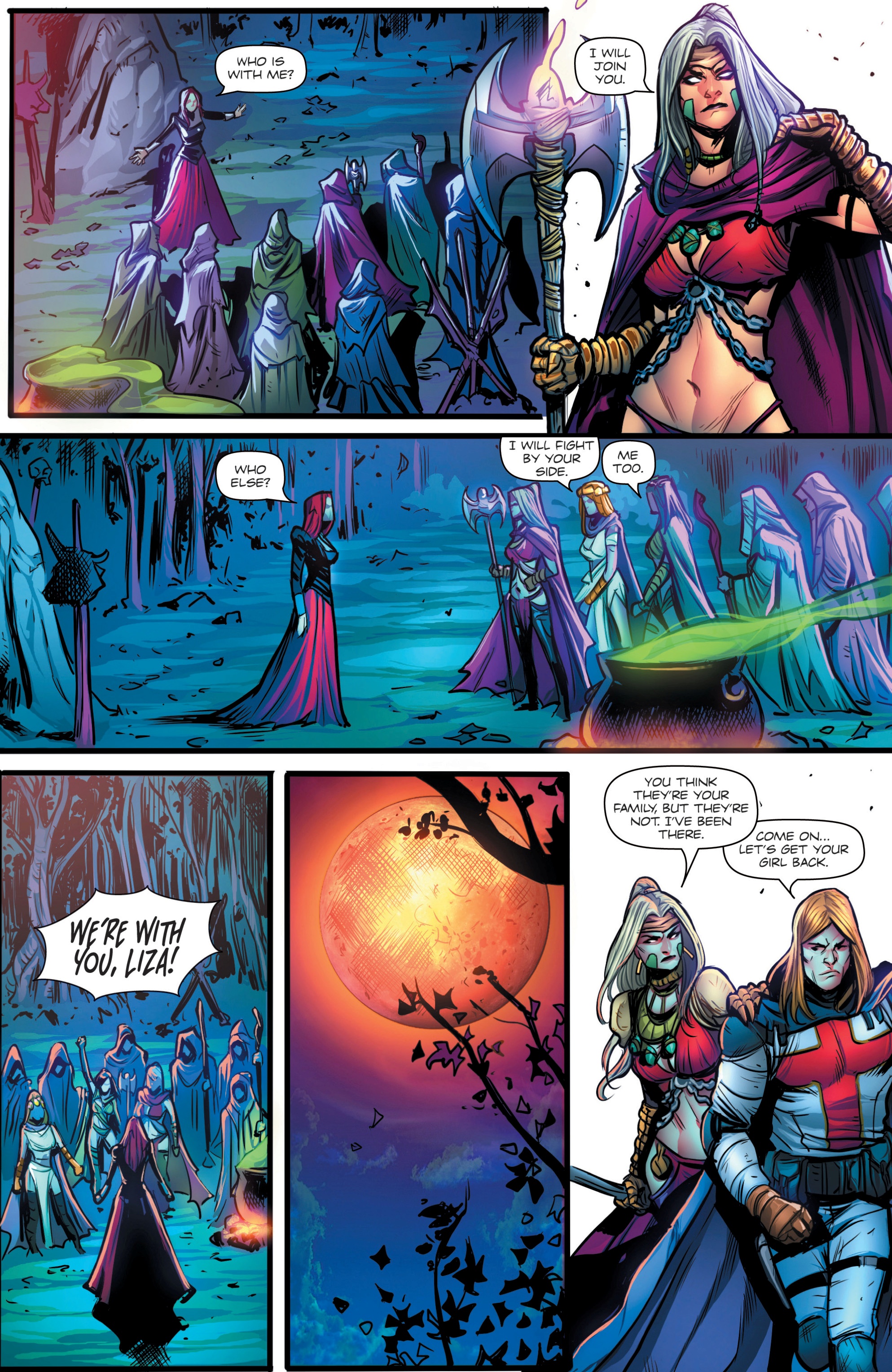 Read online Grimm Fairy Tales presents Coven comic -  Issue #4 - 20