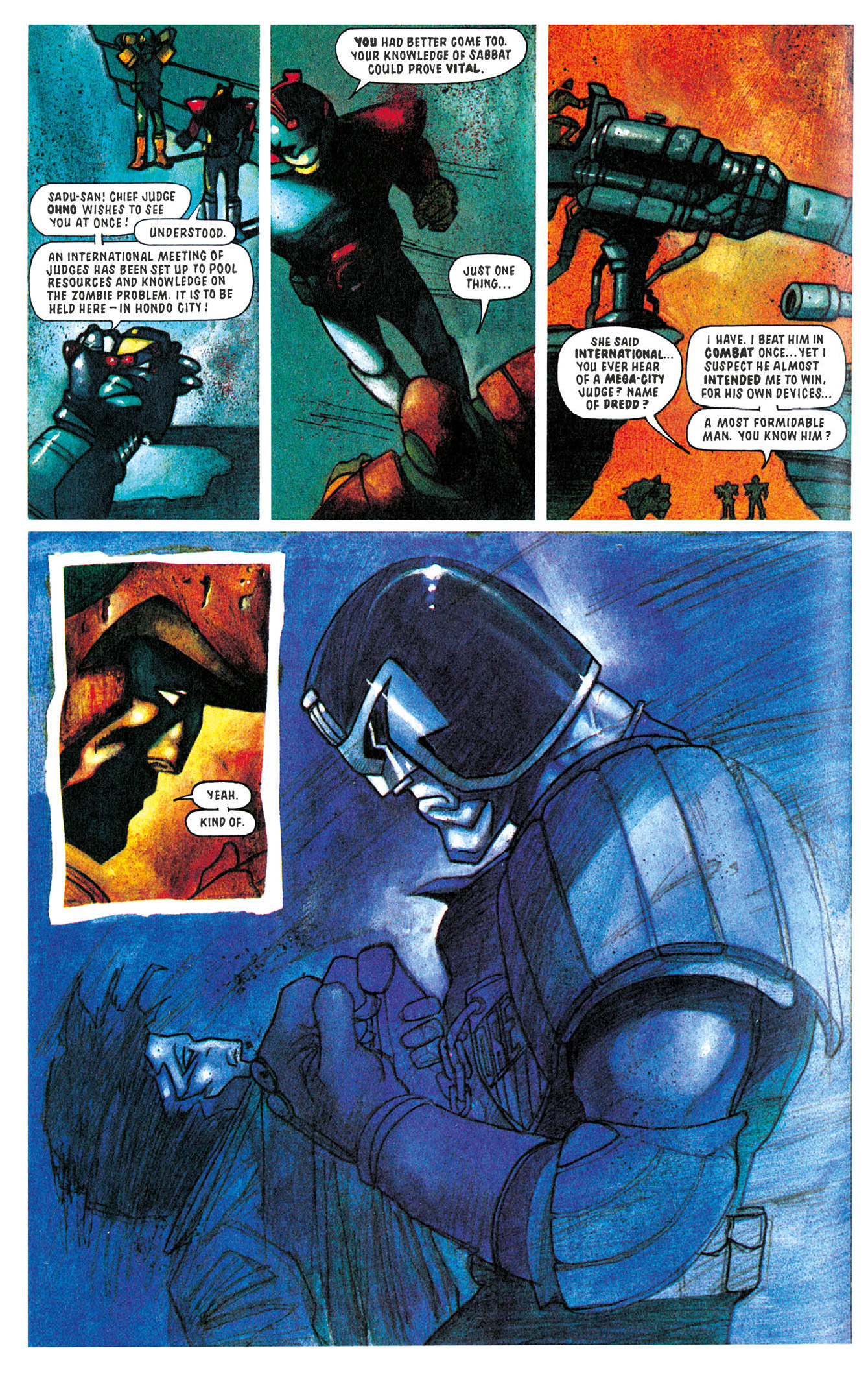 Read online Essential Judge Dredd: Judgement Day comic -  Issue # TPB - 72