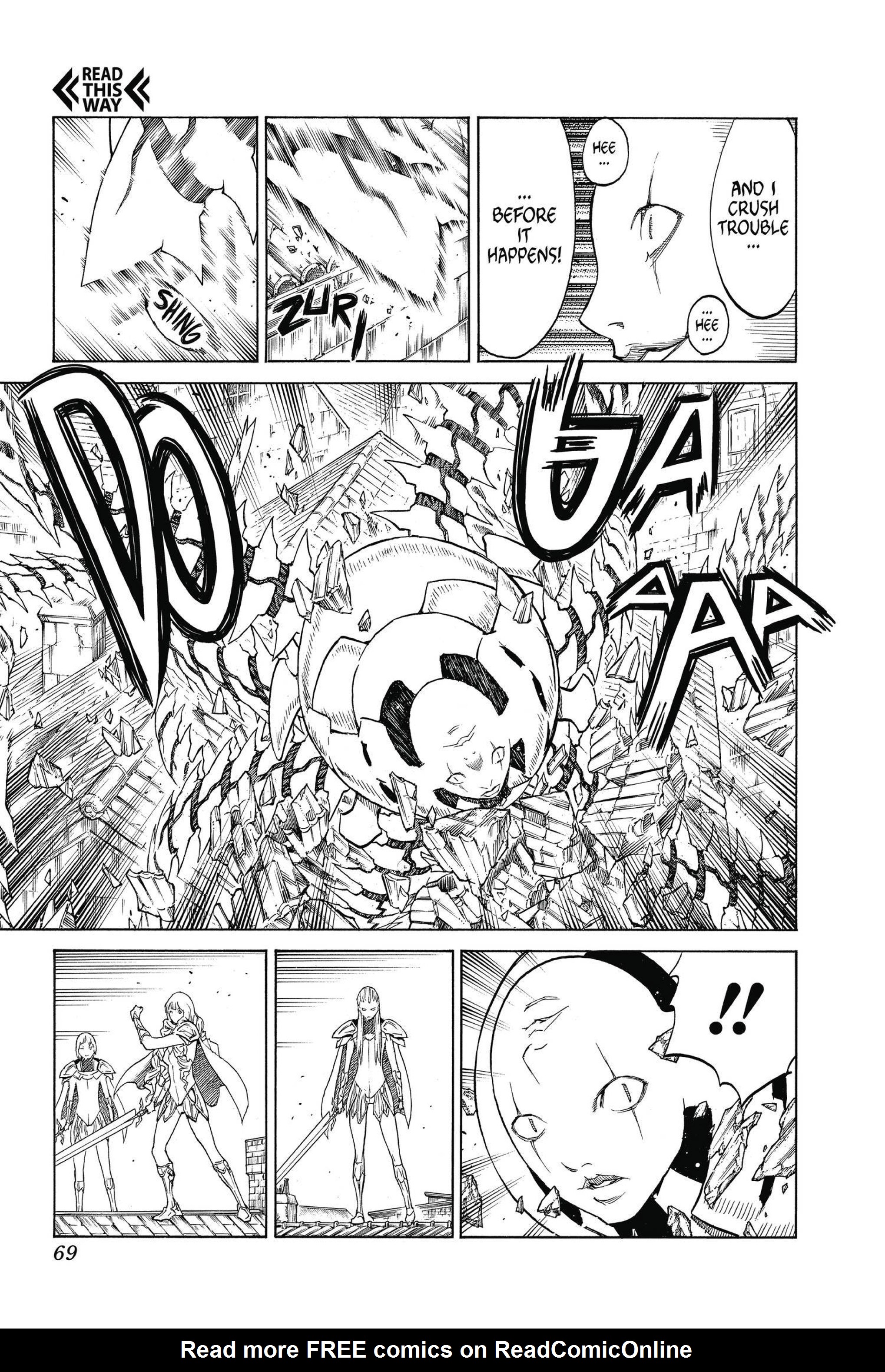 Read online Claymore comic -  Issue #25 - 62