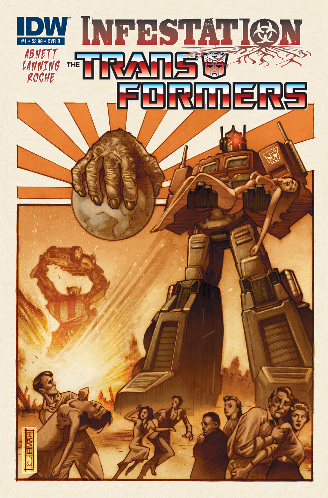 Read online Transformers: Infestation comic -  Issue #1 - 2