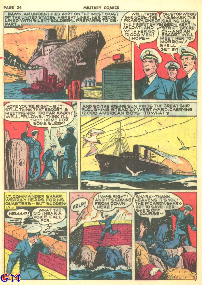 Read online Military Comics comic -  Issue #10 - 36