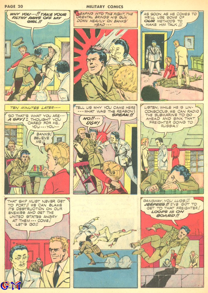 Read online Military Comics comic -  Issue #8 - 22