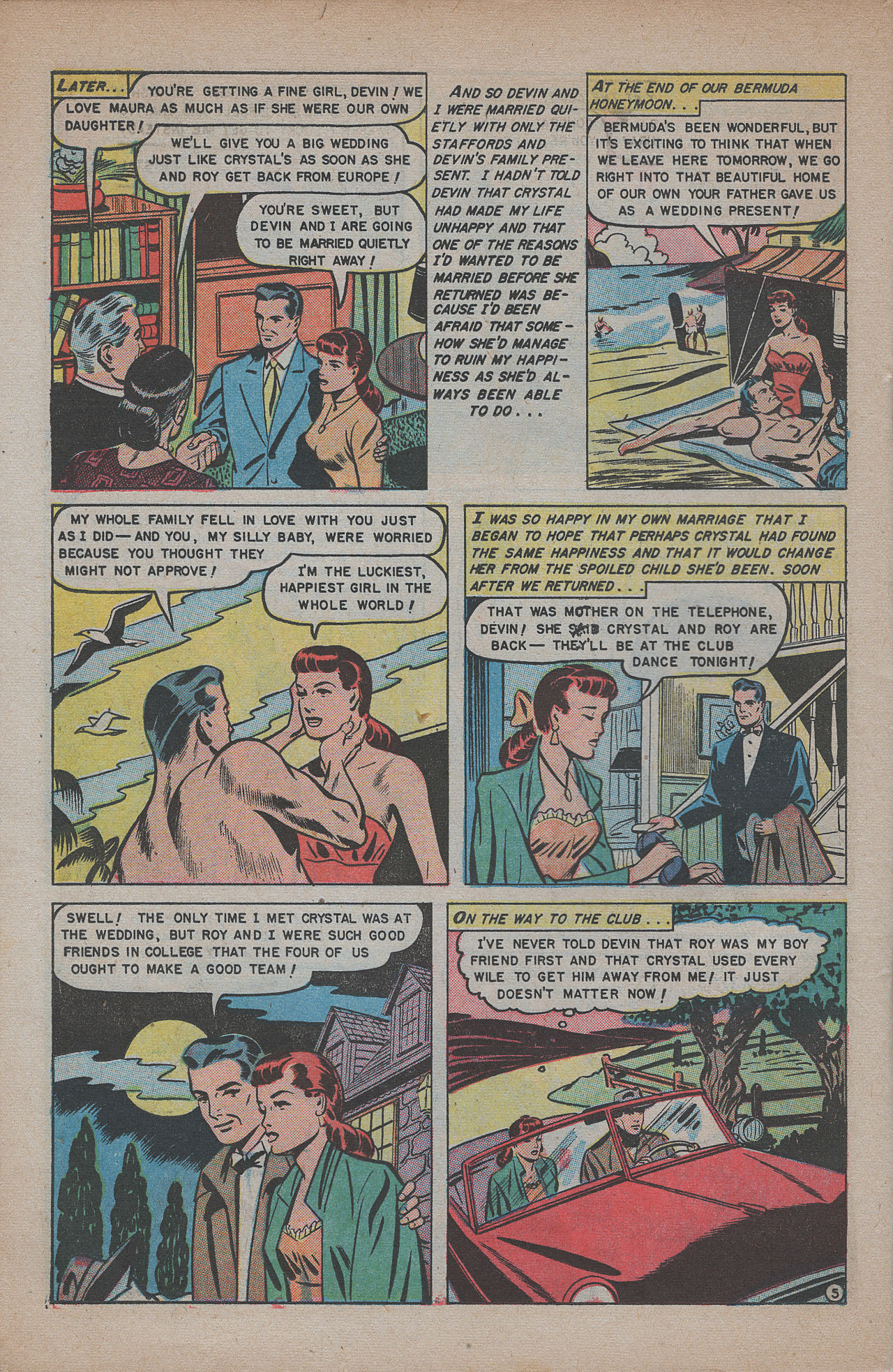 Read online Glamorous Romances comic -  Issue #54 - 22
