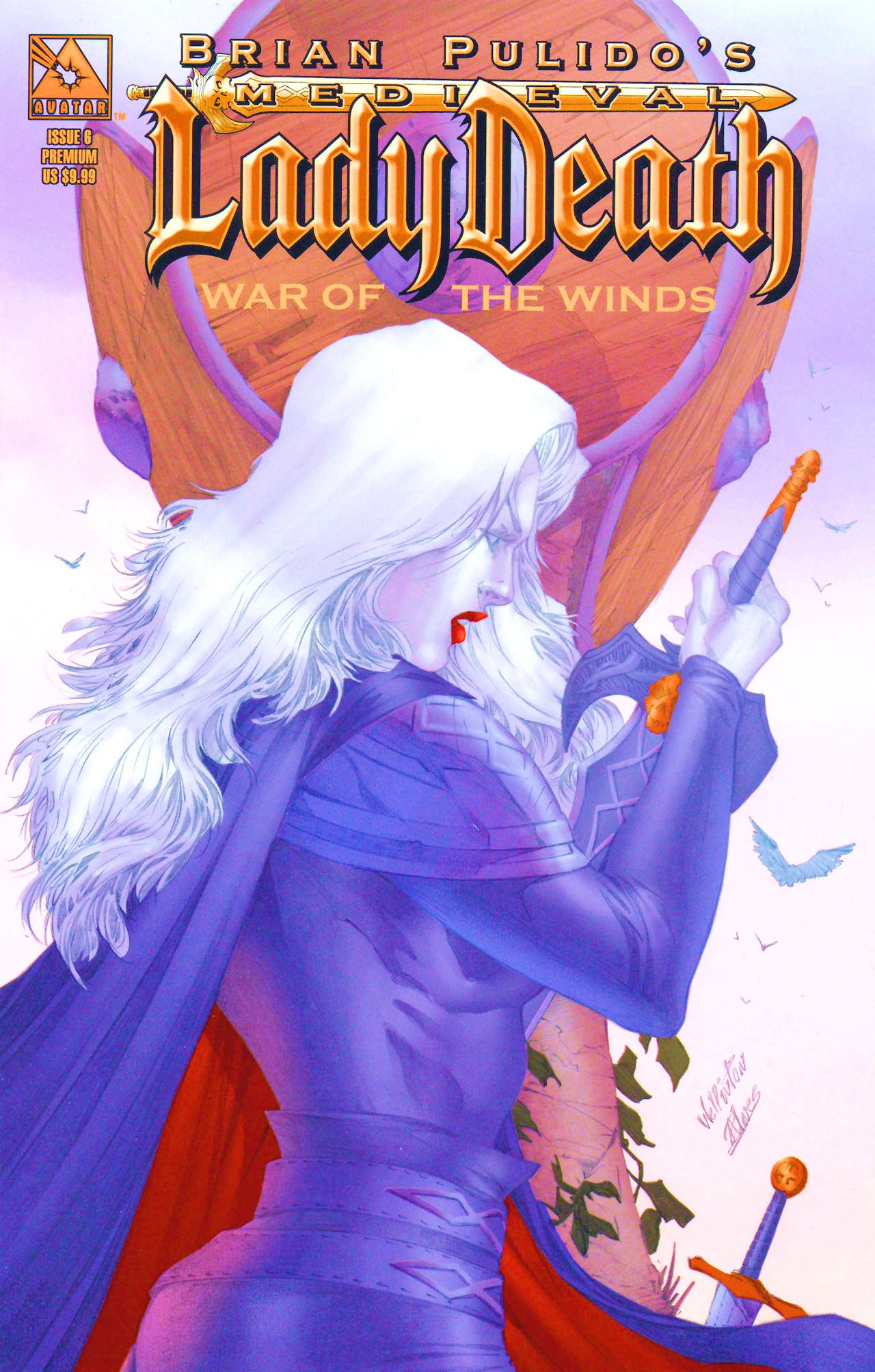 Read online Brian Pulido's Medieval Lady Death:  War of the Winds comic -  Issue #6 - 3